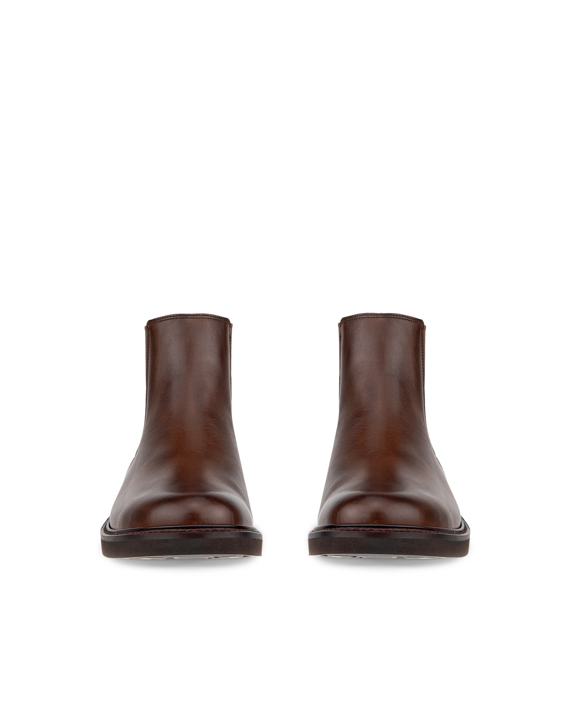 Męskie skórzane sztyblety Chelsea ECCO® Metropole London - Brązowy - Front pair