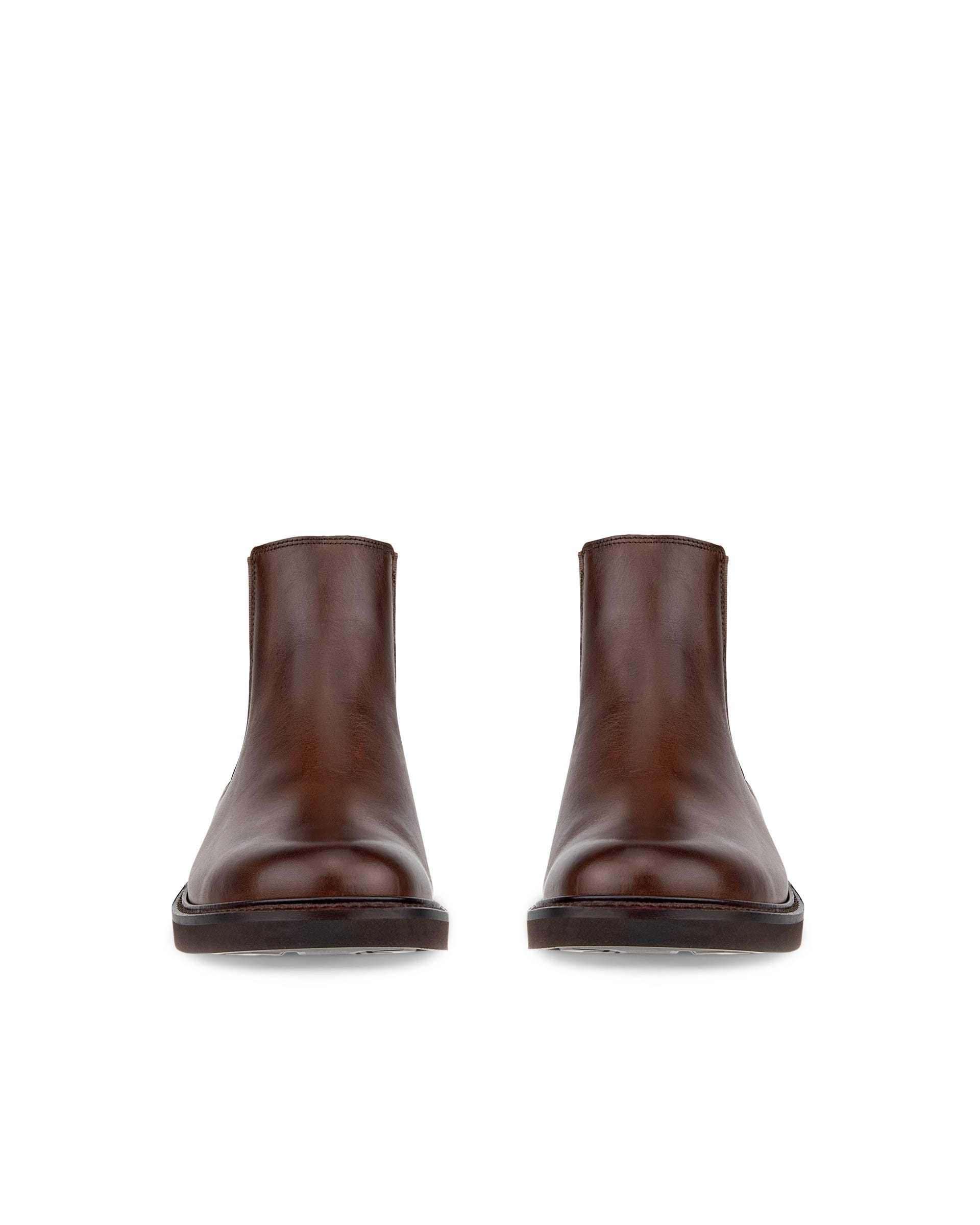 Męskie skórzane sztyblety Chelsea ECCO® Metropole London - Brązowy - Front pair