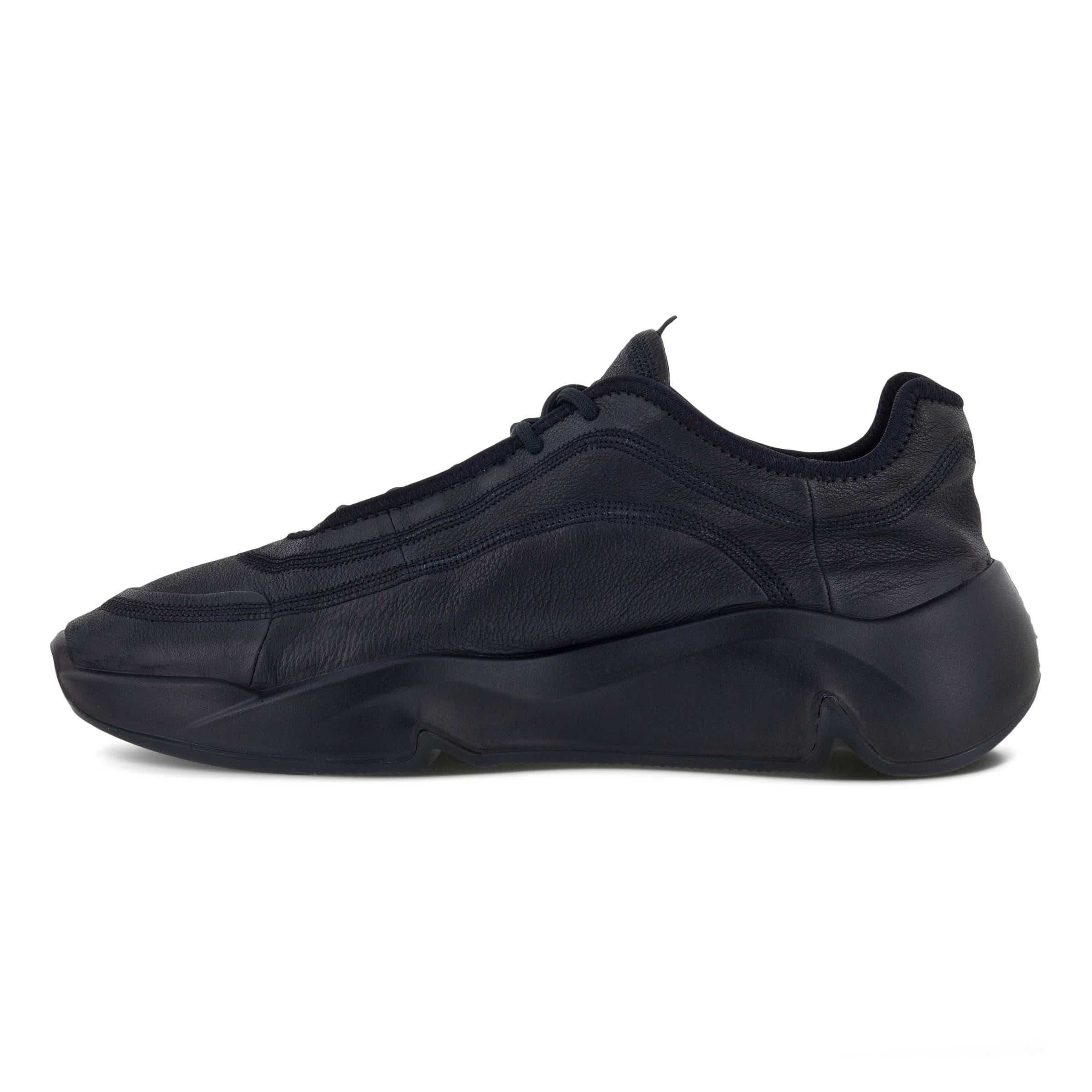 ECCO Men's Chunky Sneakers - Black - Inside