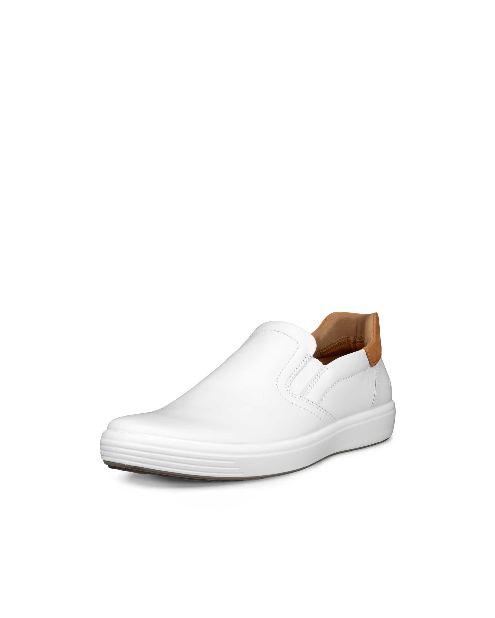 Pánské kožené tenisky ECCO® Soft 7 - Bílá - Main