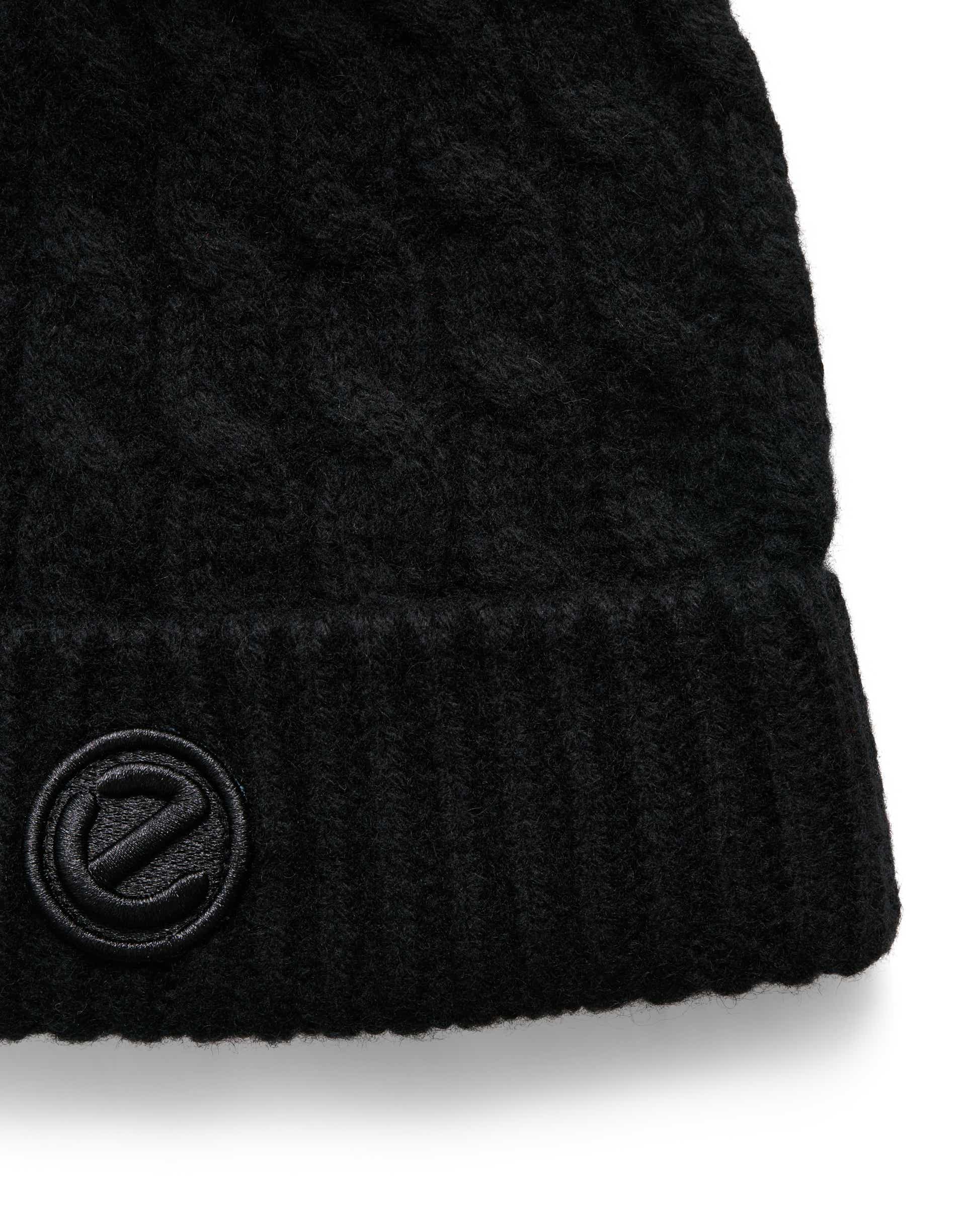 Women's ECCO® Pompom Beanie - Black - Detail-1