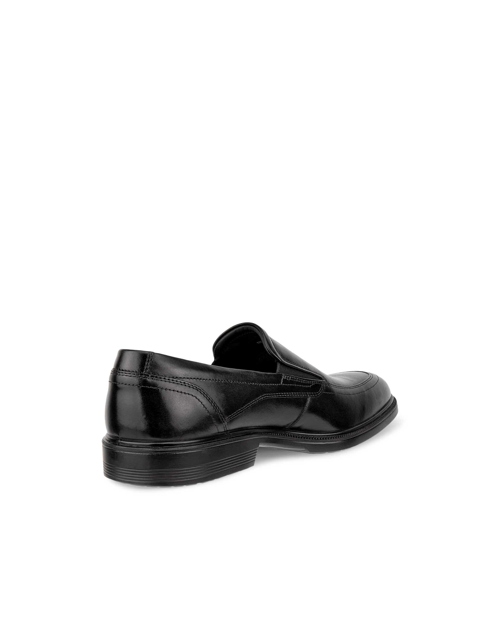 ECCO® Lisbon chaussures habillée sans lacet en cuir pour homme - Noir - Back