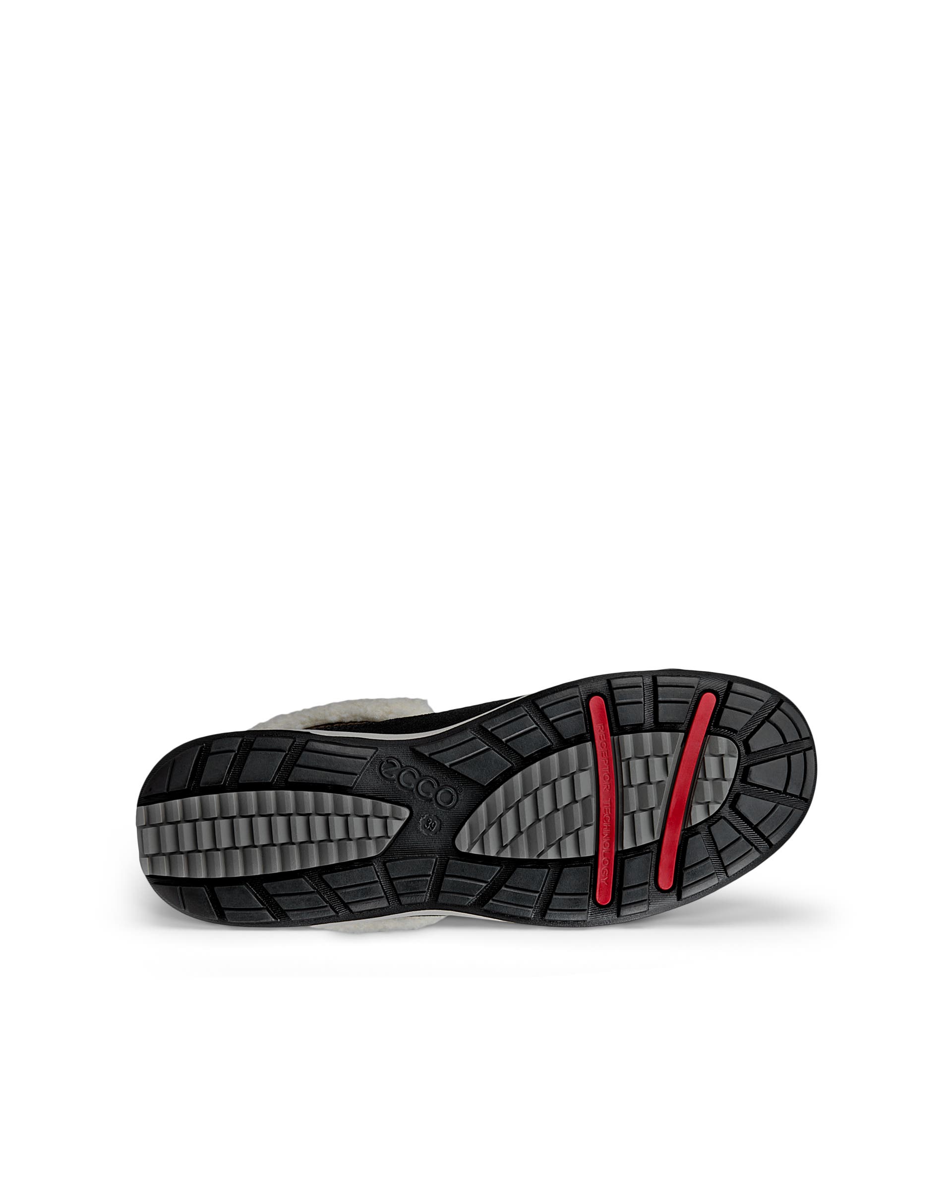 Women's ECCO® Trace Lite Nubuck Waterproof Boot - Black - Sole