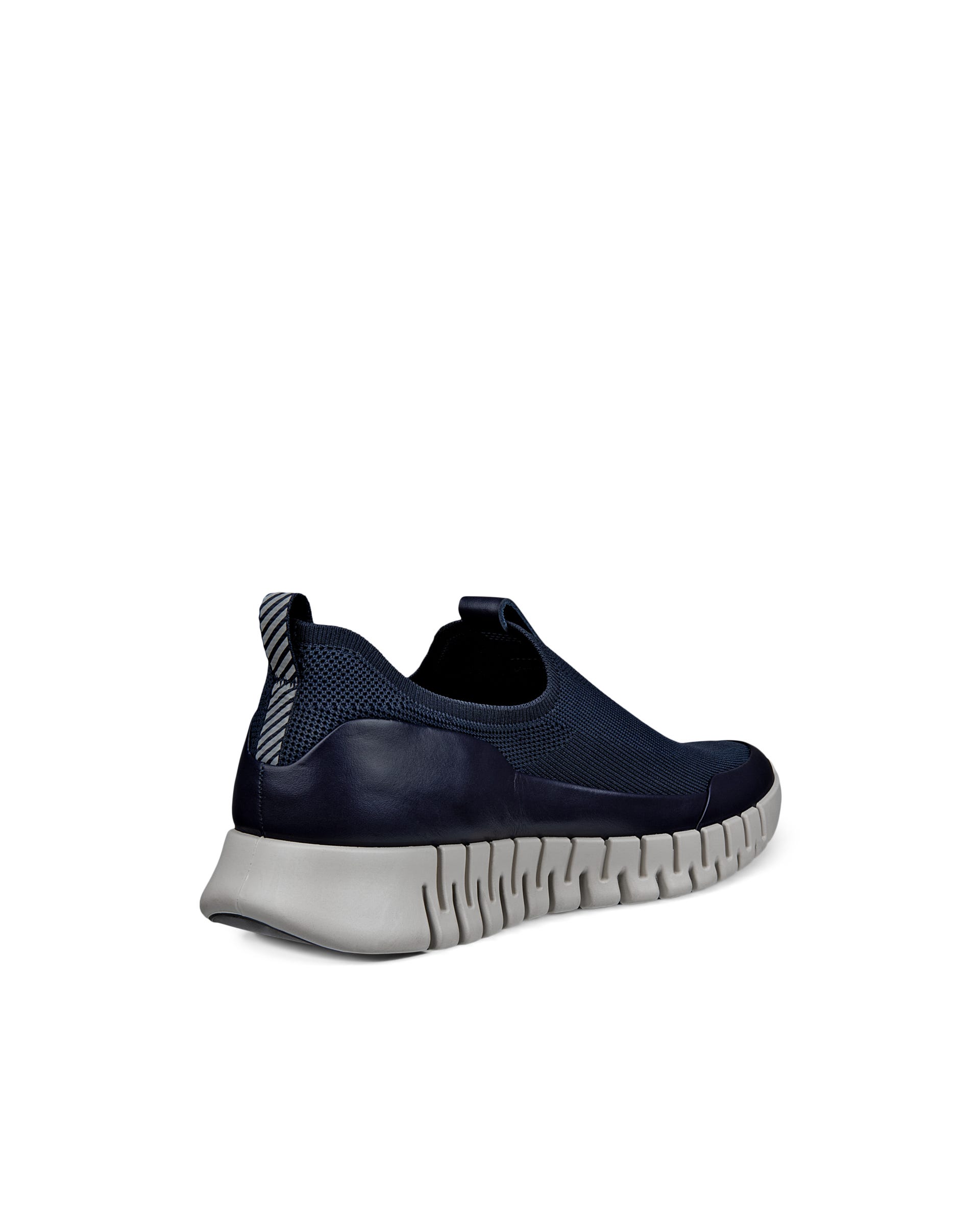 ECCO® GRUUV baskets en toile pour homme - Bleu - Back
