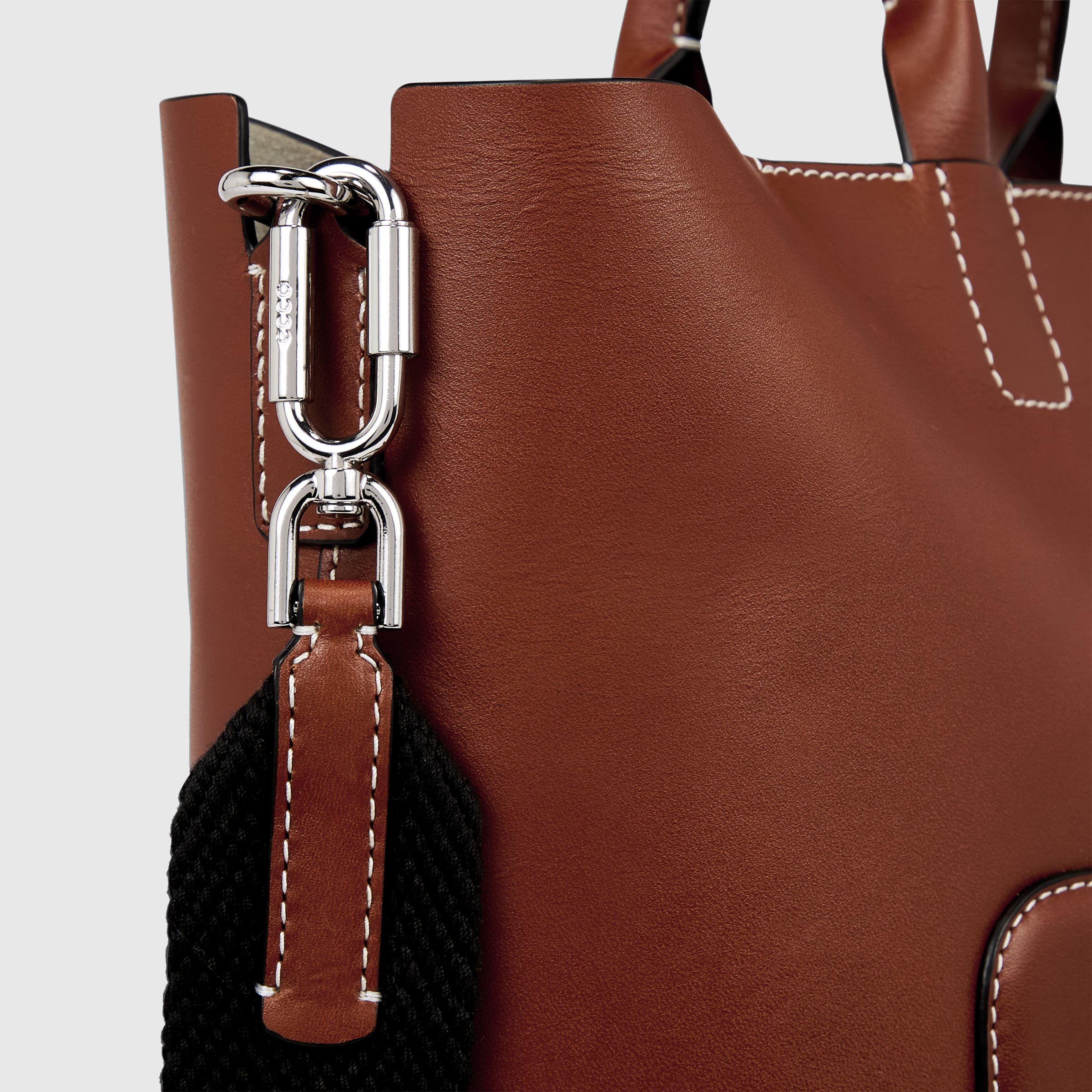 ECCO® E Leather Tote Bag - Red - Detail-1