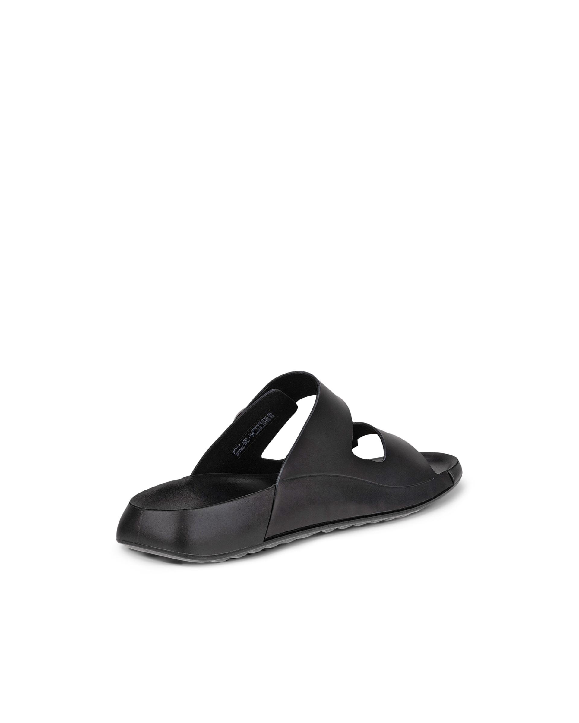 ECCO Cozmo Sandal Deco ウィメンズ レザー2ストラップサンダル - ブラック - Back