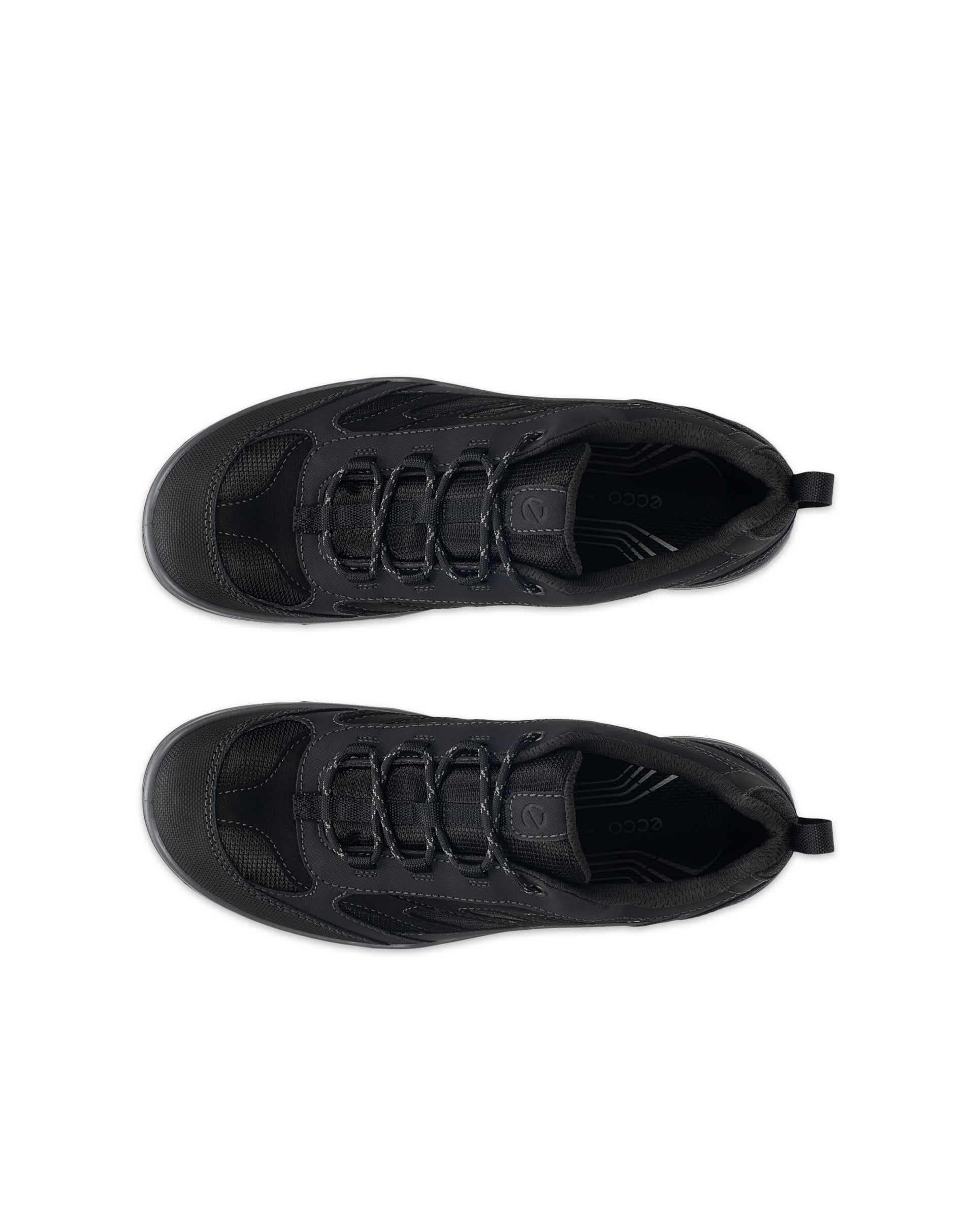 Męskie tekstylne buty trekingowe Gore-tex ECCO® XPEDITION III - Czarny - Top left pair