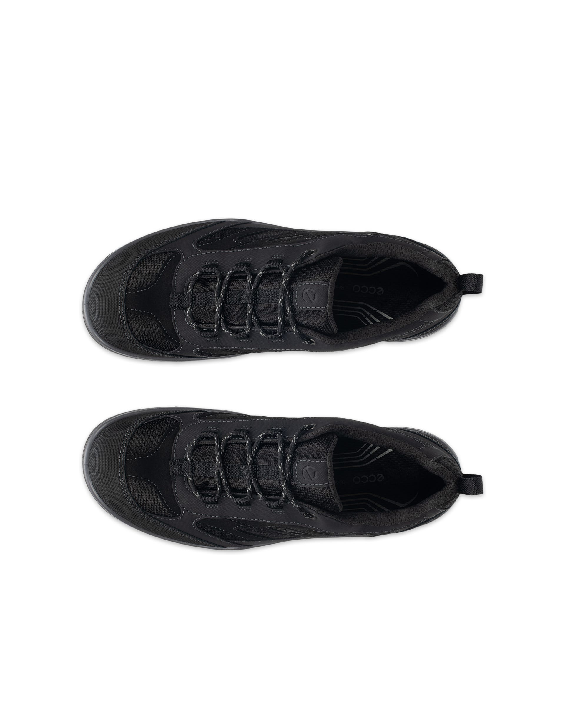 Men's ECCO® XPEDITION III Textile Gore-Tex High-Top Hiking Trainer - Black - Outside