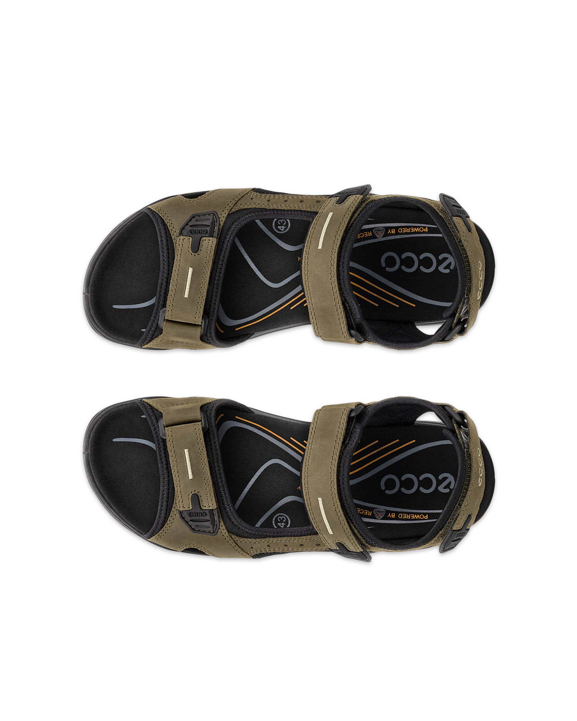 ECCO® Offroad sandale de marche en nubuck  pour homme - Vert - Top left pair