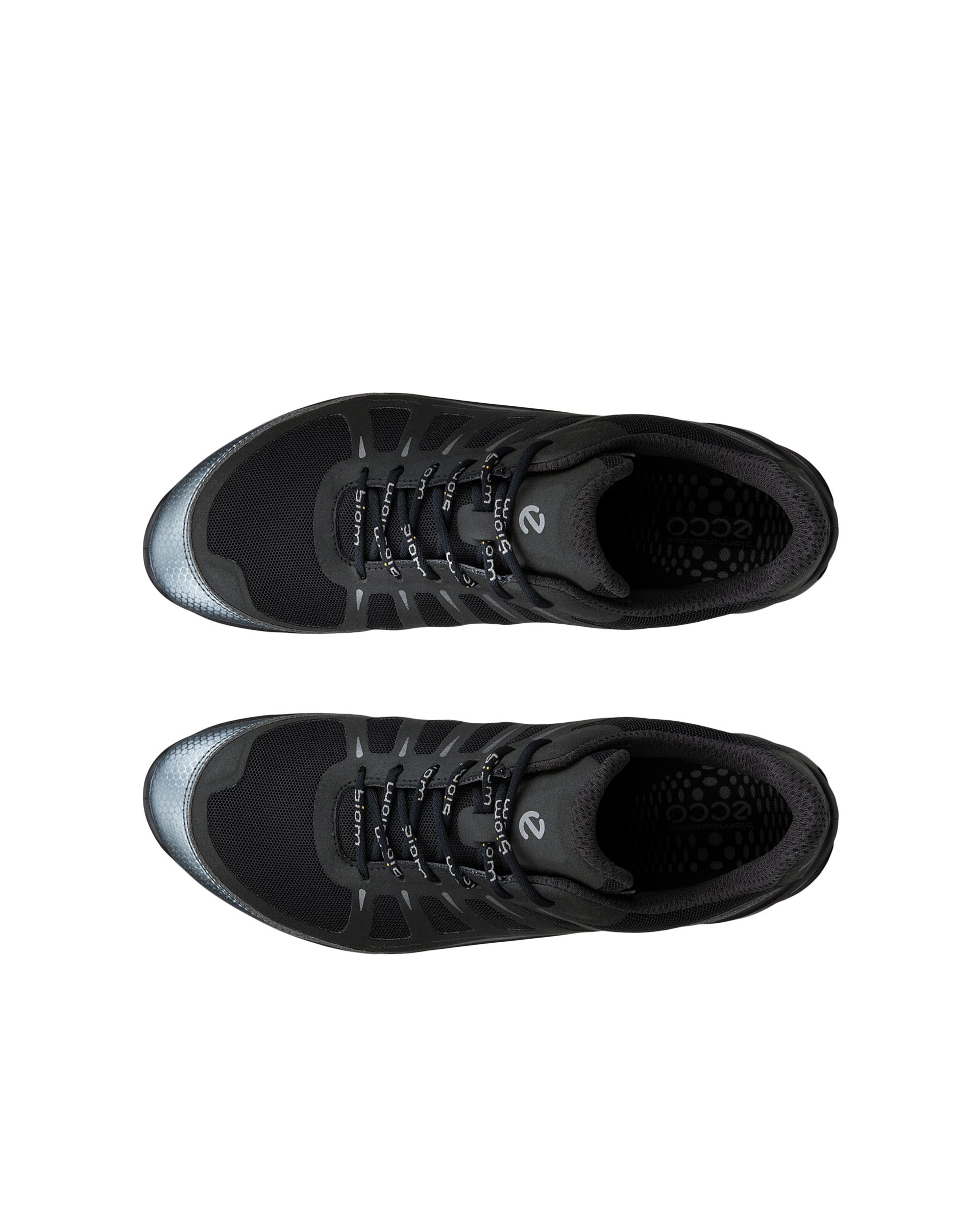 Dámské textilní tenisky ECCO® BIOM ENERGI - Černá - Top left pair