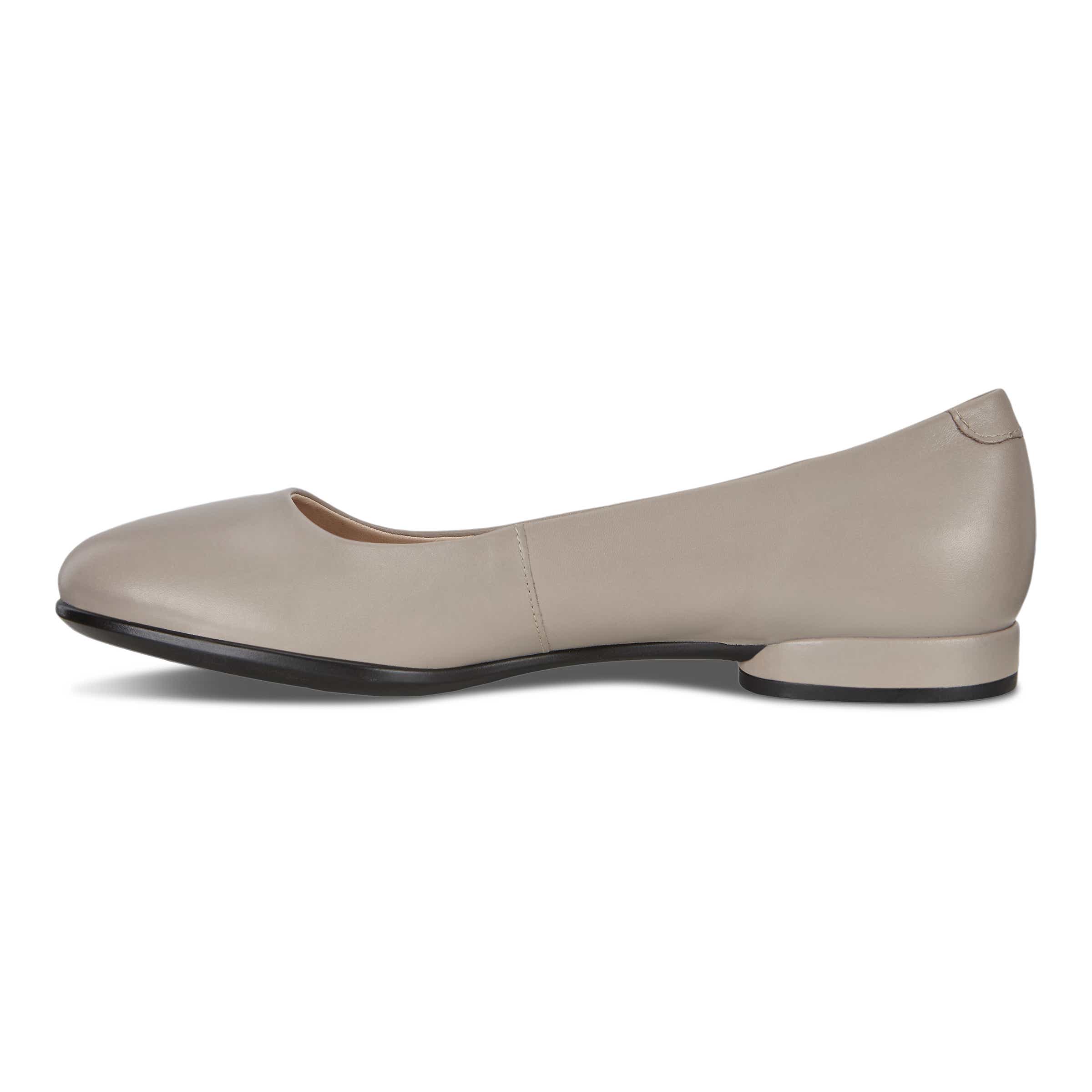 ECCO Women's Anine Ballerina Shoes - Grey - Inside