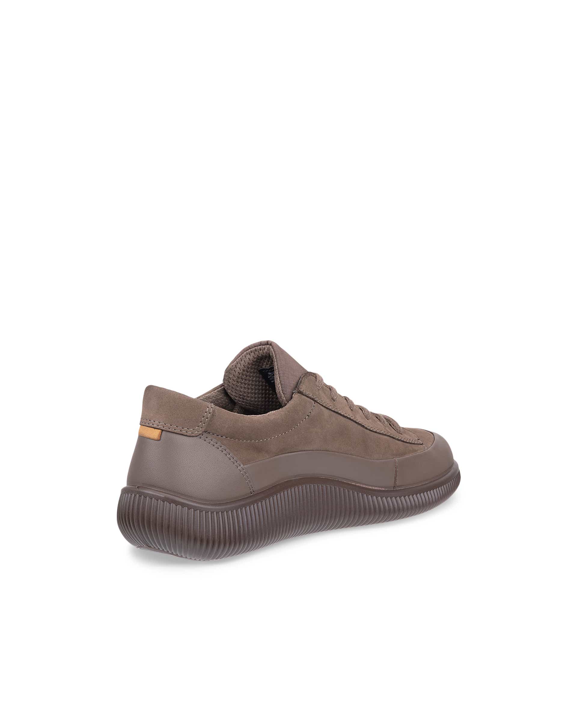 Sapatos impermeáveis nobuck mulher ECCO® SOFT ZERO - Castanho - Back