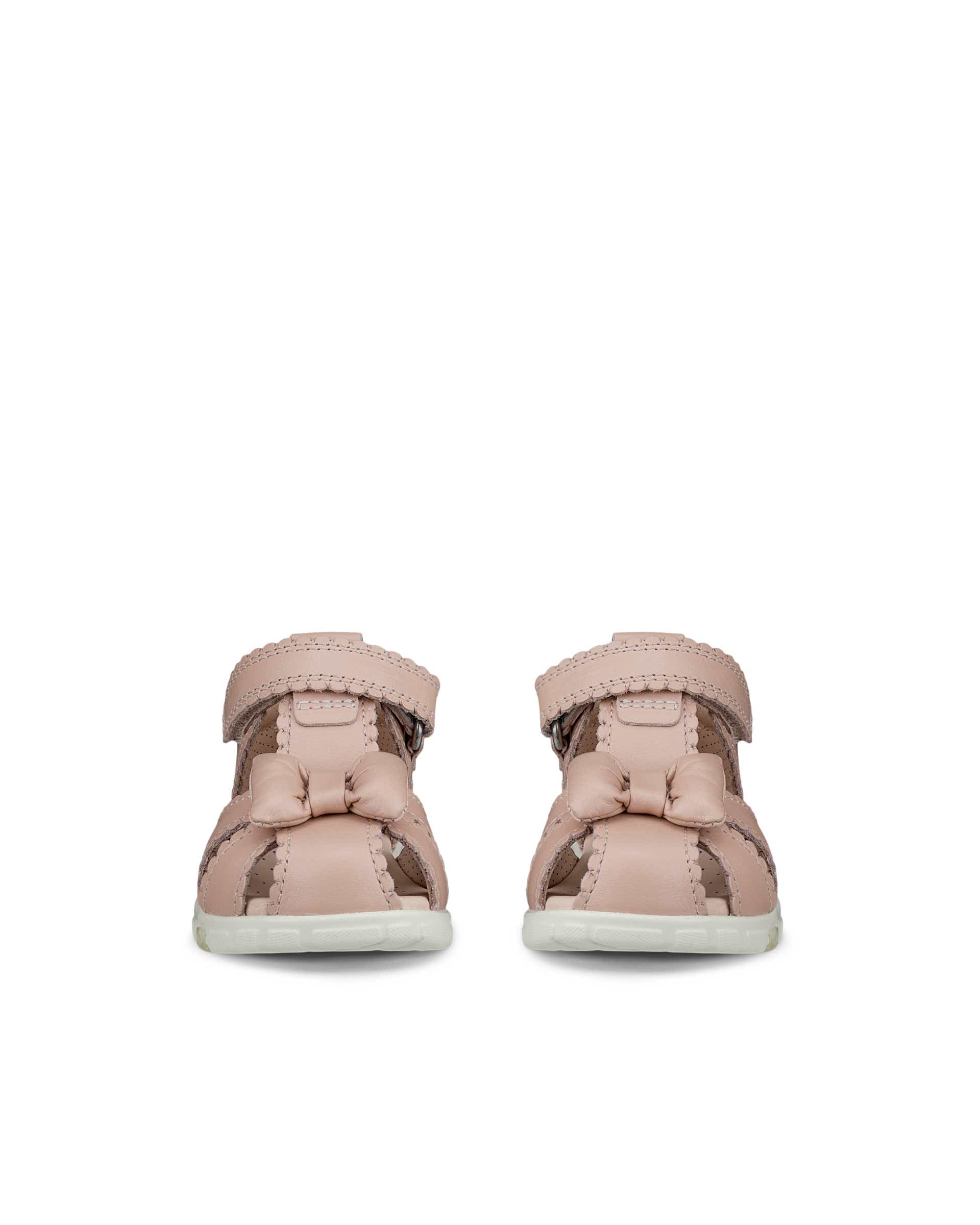 ECCO® MINI STRIDE SANDAL sailor sandaler i læder til børn - Pink - Front pair
