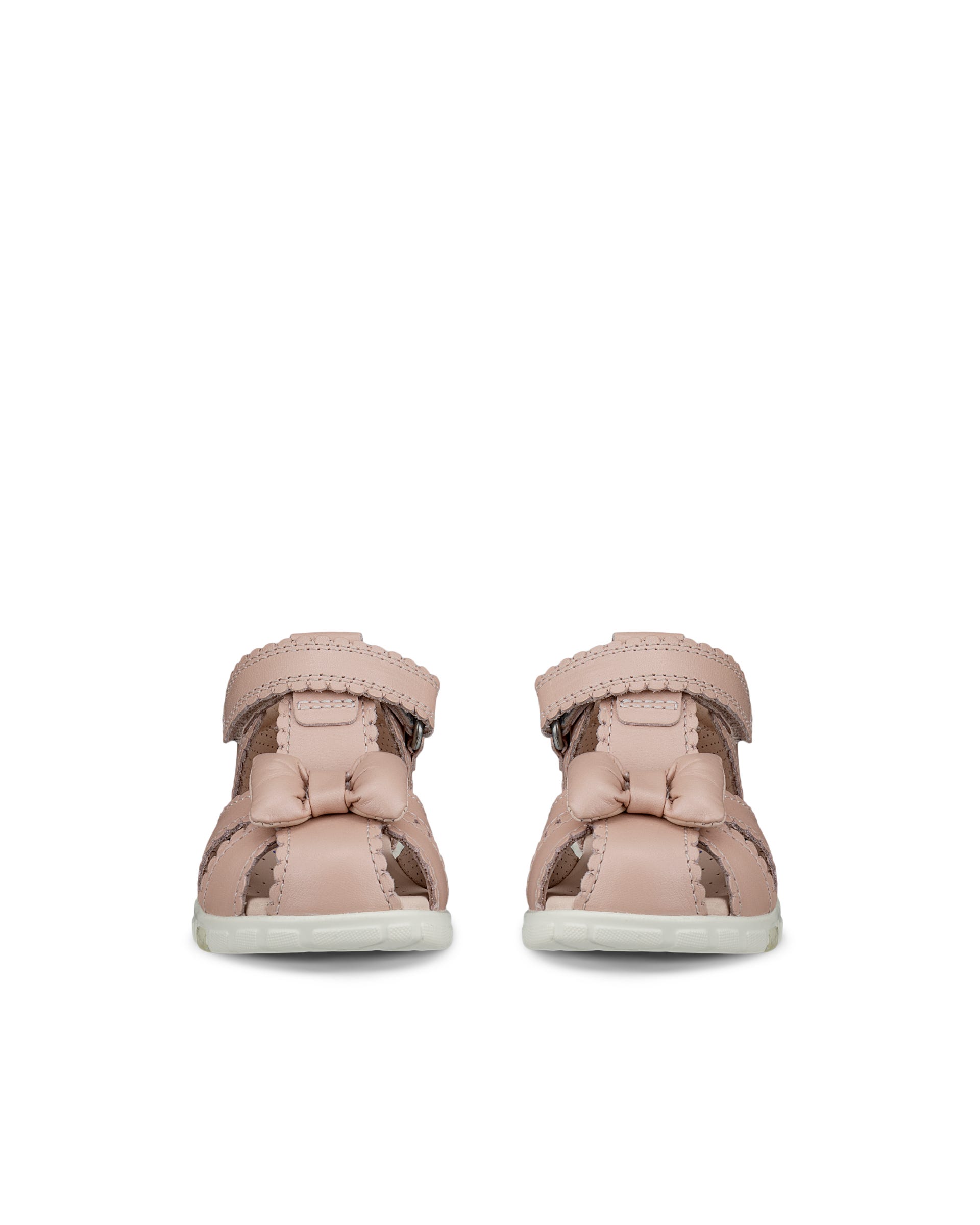 ECCO® MINI STRIDE SANDAL sailor sandaler i læder til børn - Pink - Front pair