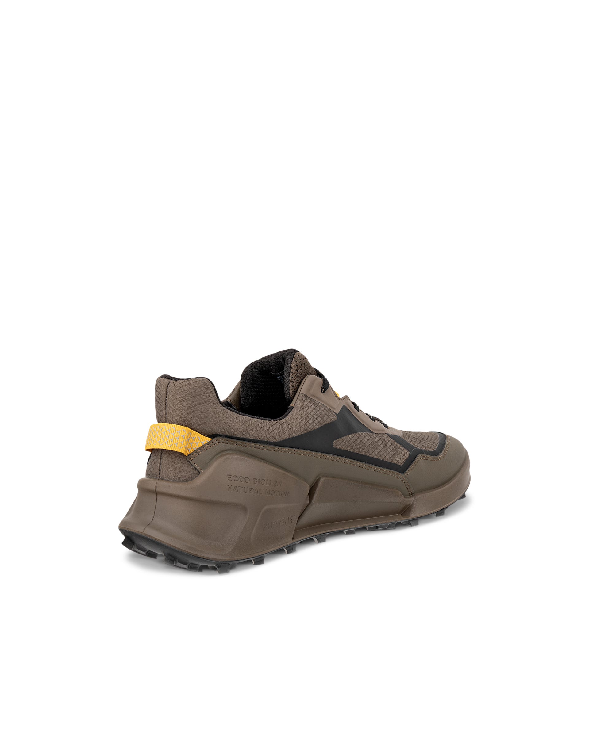 Męskie tekstylne buty trekingowe Gore-tex ECCO® BIOM 2.1 X MOUNTAIN - Brązowy - Back