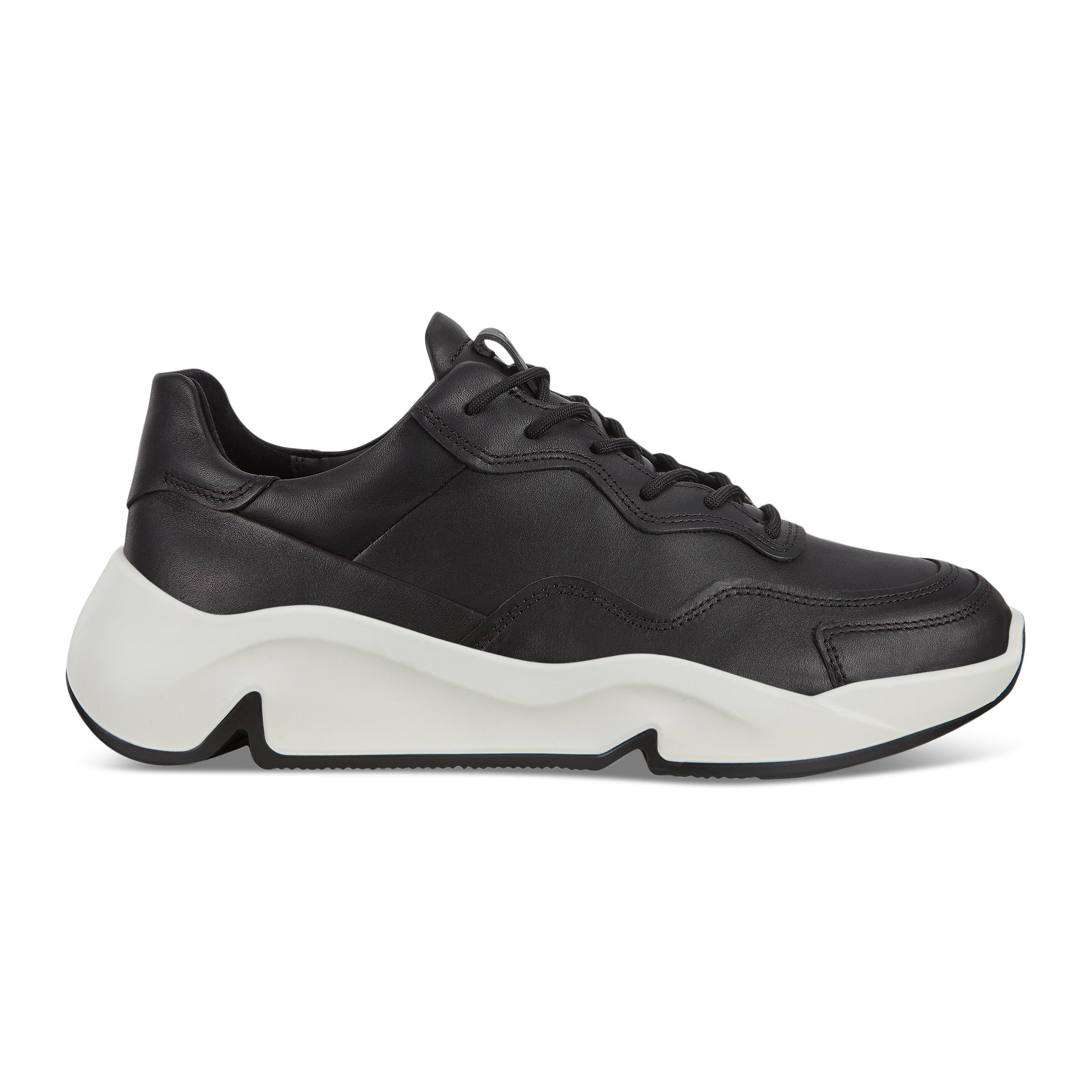 ECCO Chunky Sneaker Men's Shoe - Black - Outside
