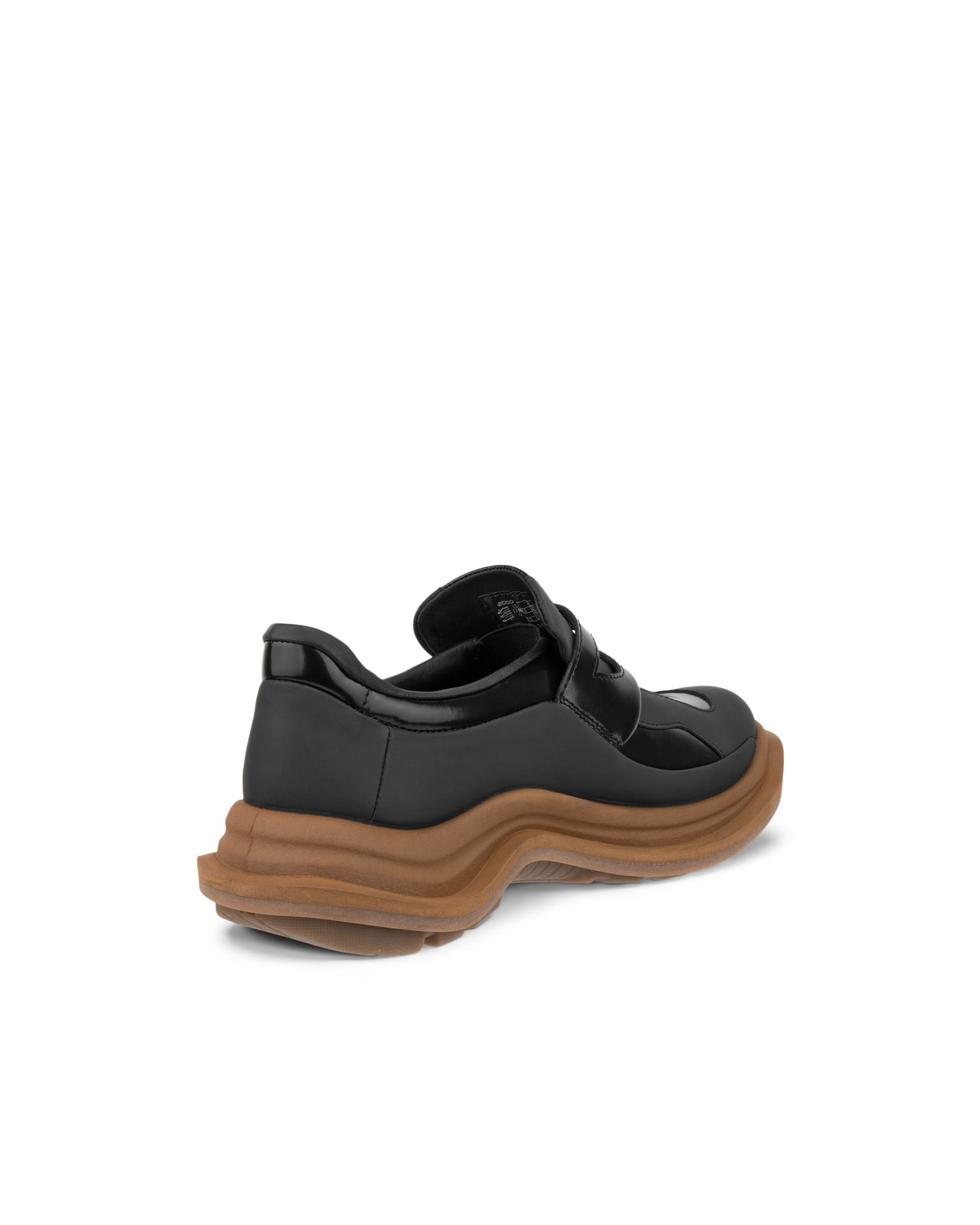 Women's ECCO® Offroad Leather Outdoor Shoe - Black - Back