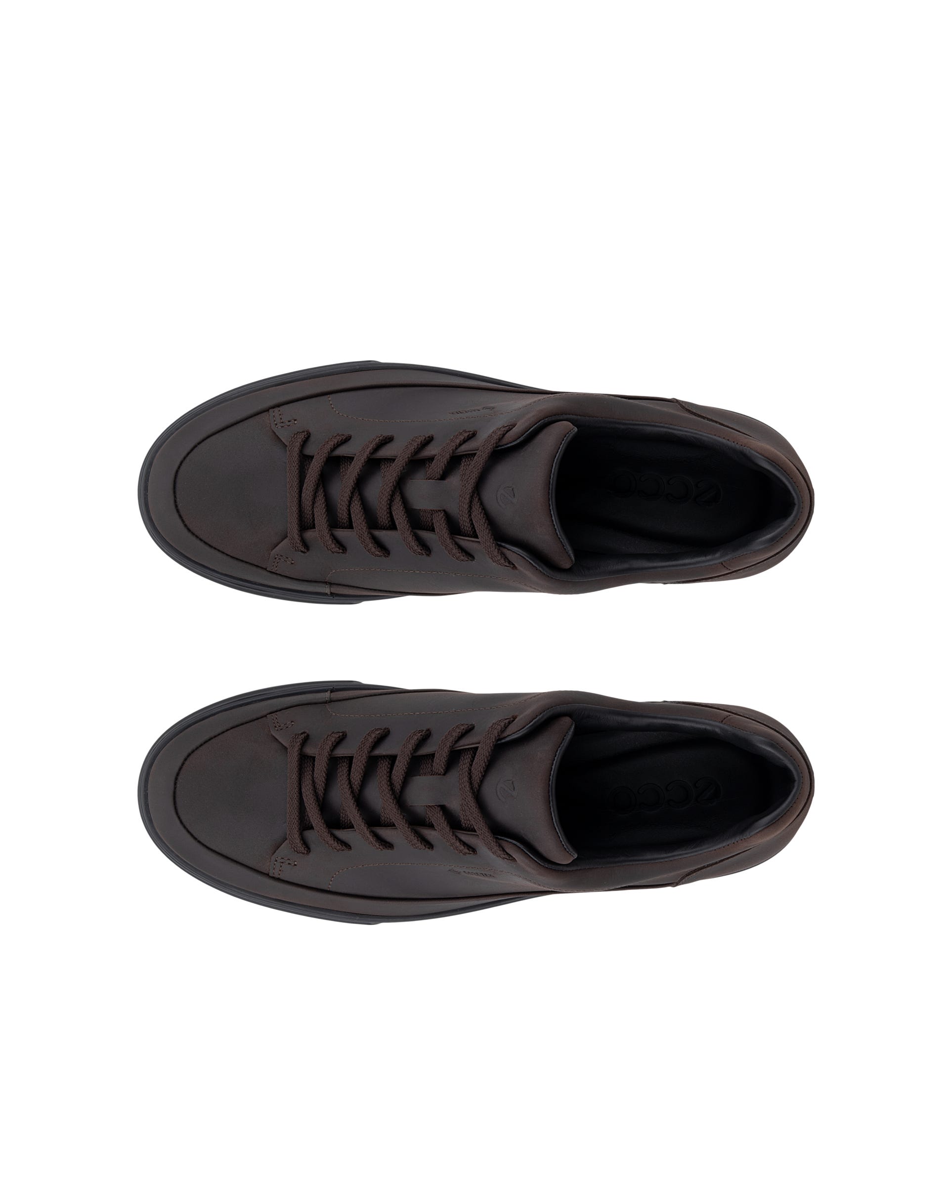 ECCO® SOFT 10 Gore-Tex sneakers i nubuck til herrer - Brun - Outside