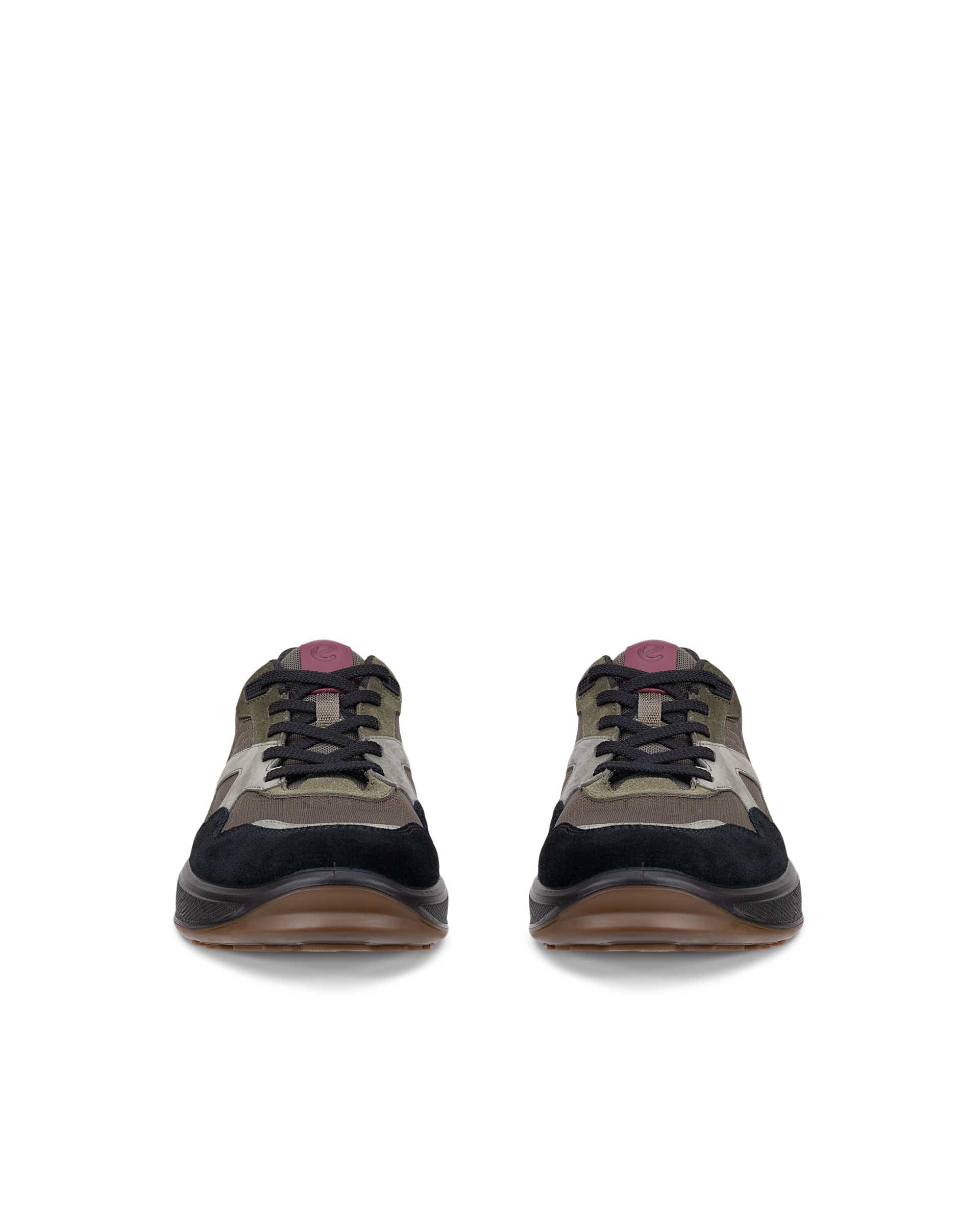 ECCO® BYWAY 2.0 sneakers i ruskind til herrer - Grøn - Front pair