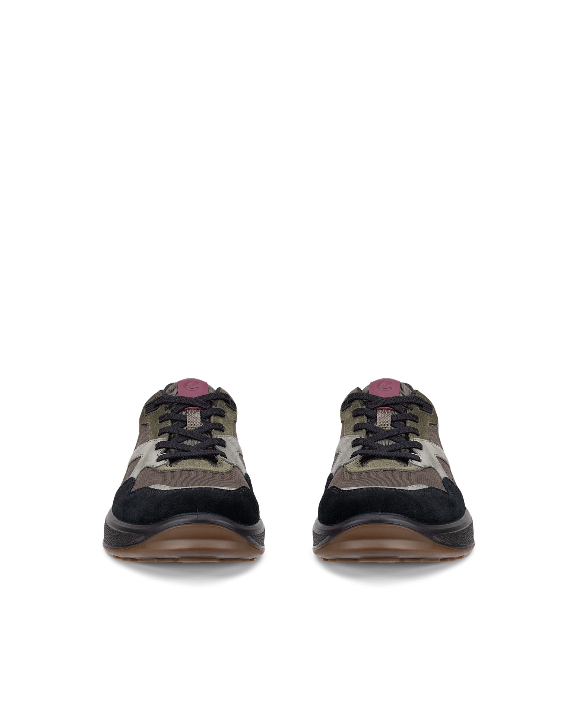 ECCO® BYWAY 2.0 sneakers i ruskind til herrer - Grøn - Front pair