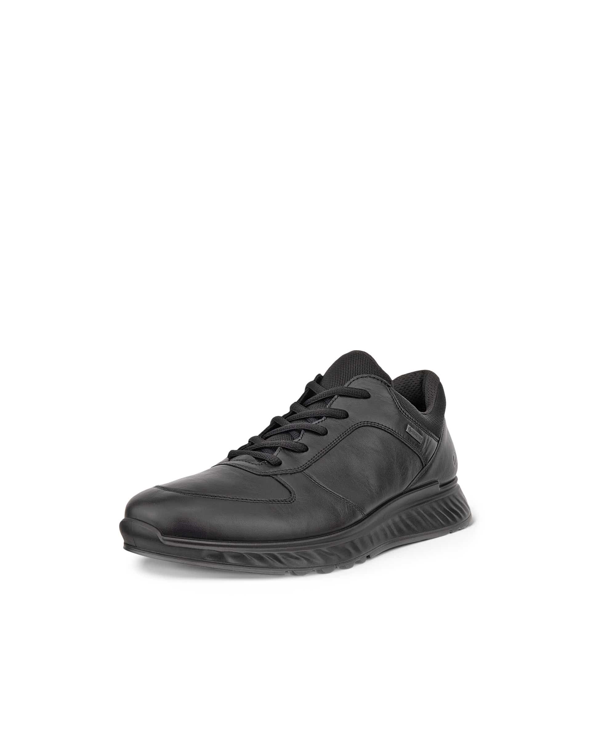 Pánské kožené outdoorové Gore-Tex tenisky ECCO® Exostride - Černá - Main