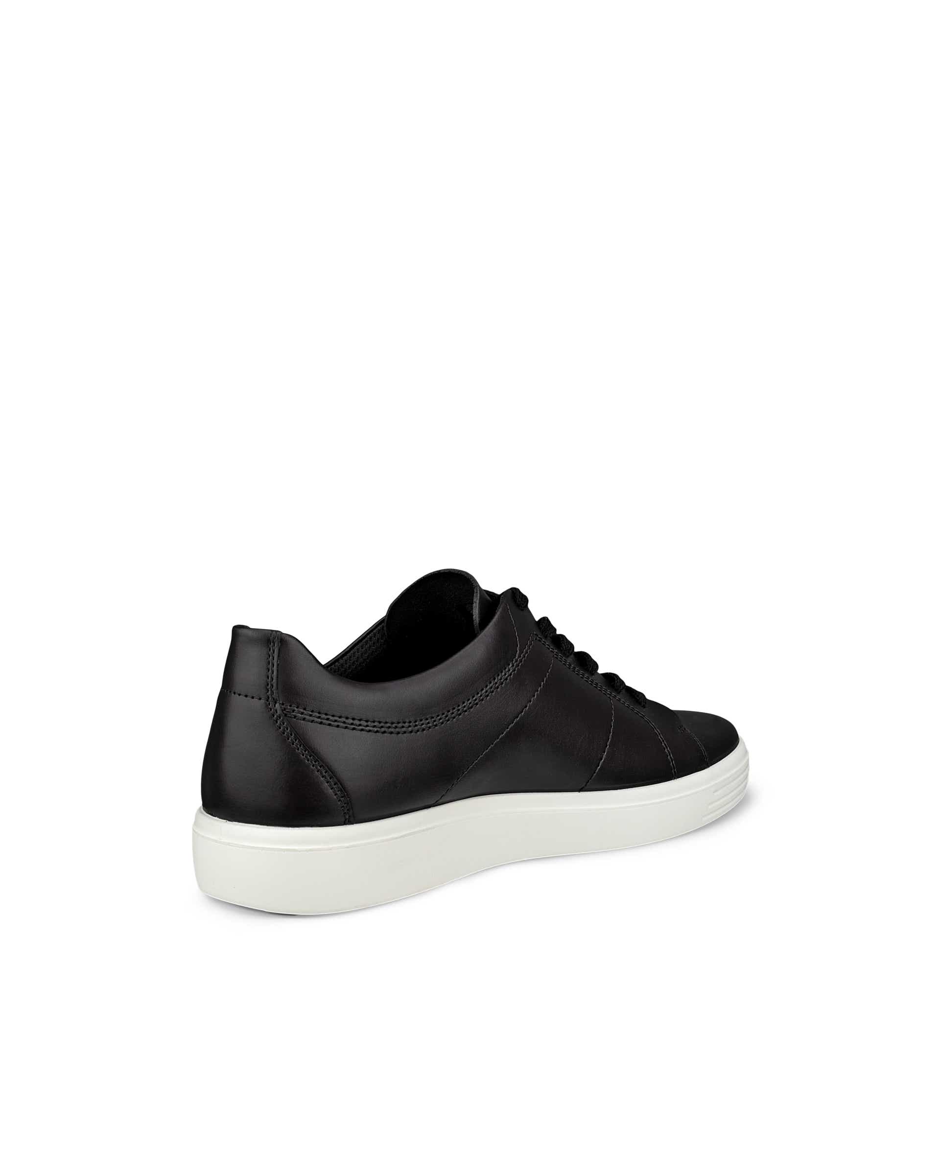 Zapatillas de piel ECCO® CLASSIC SNEAKER para hombre - Negro - Back