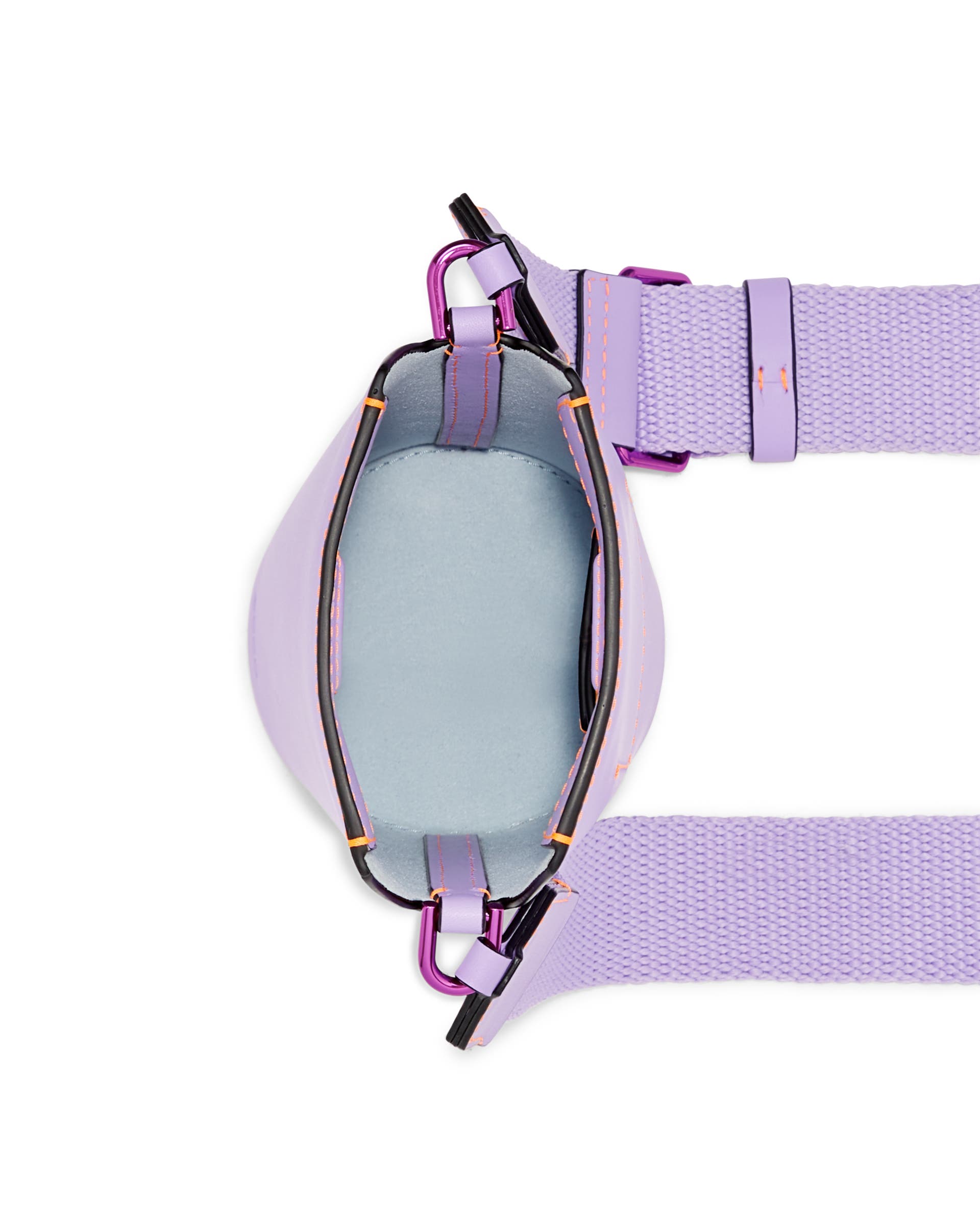 ECCO Pot Wave Plate レザークロスボディバッグ - パープル - Birdeye