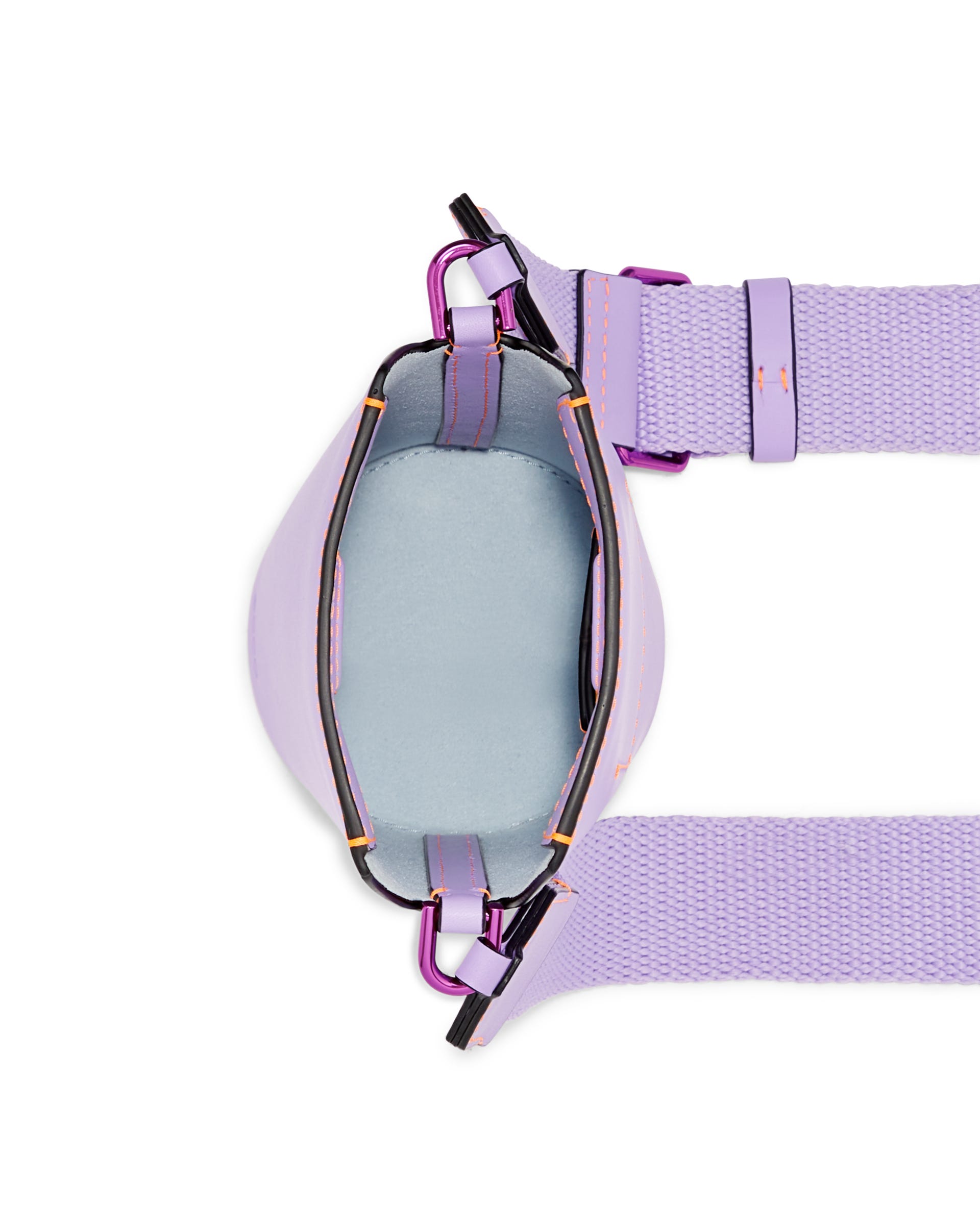 ECCO Pot Wave Plate レザークロスボディバッグ - パープル - Birdeye