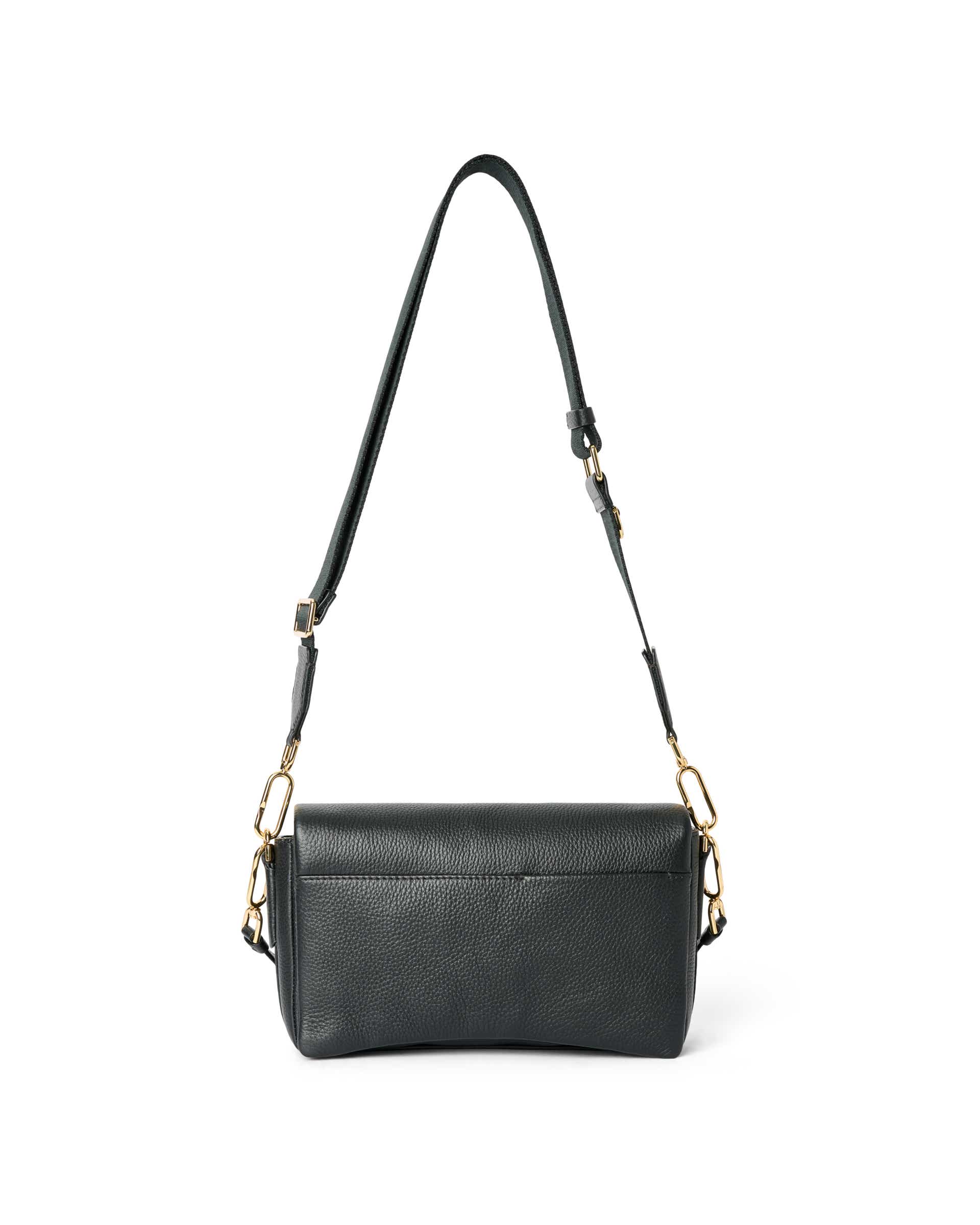 ECCO® Pinch vállpántos bőrtáska - Fekete - Back