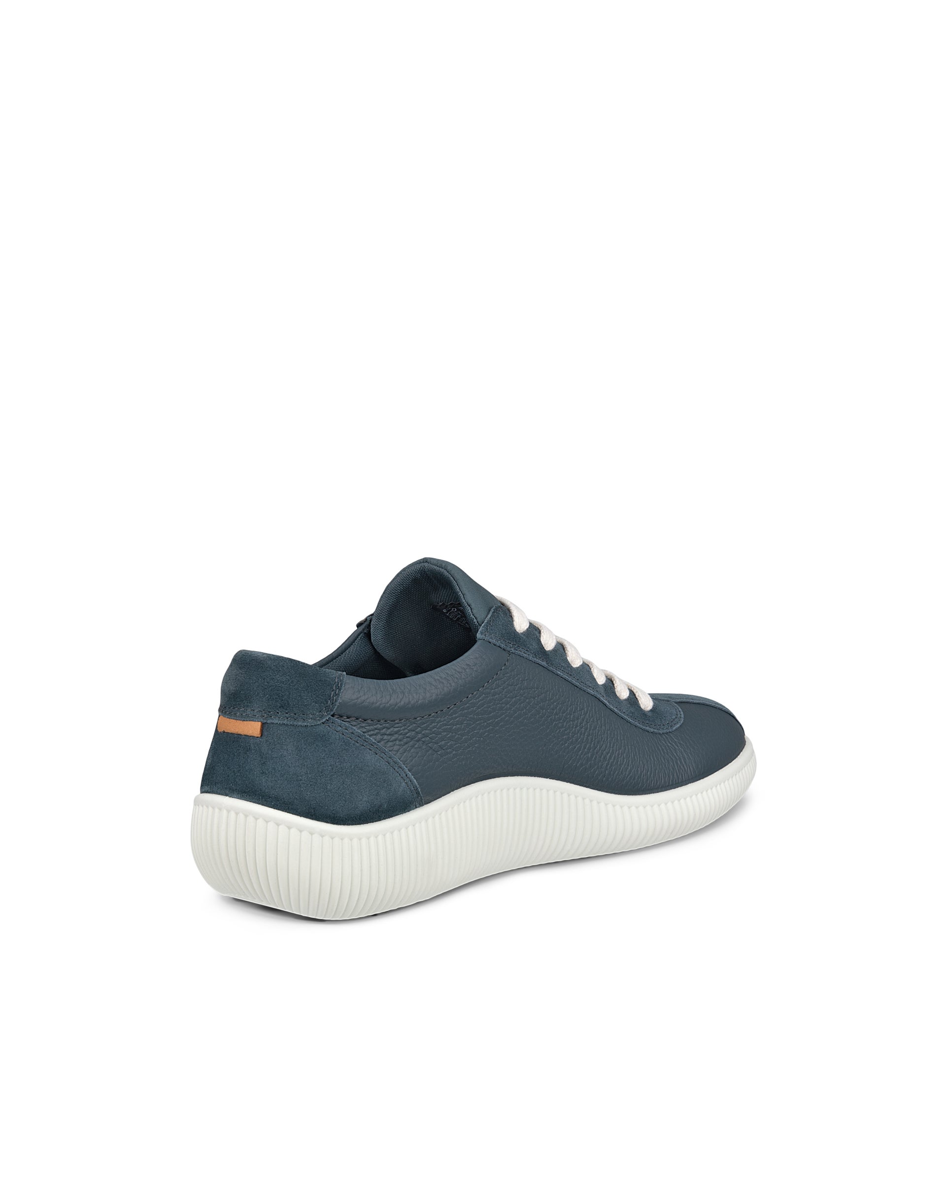 ECCO soft zero MEN メンズ レザースニーカー - ブルー - Back