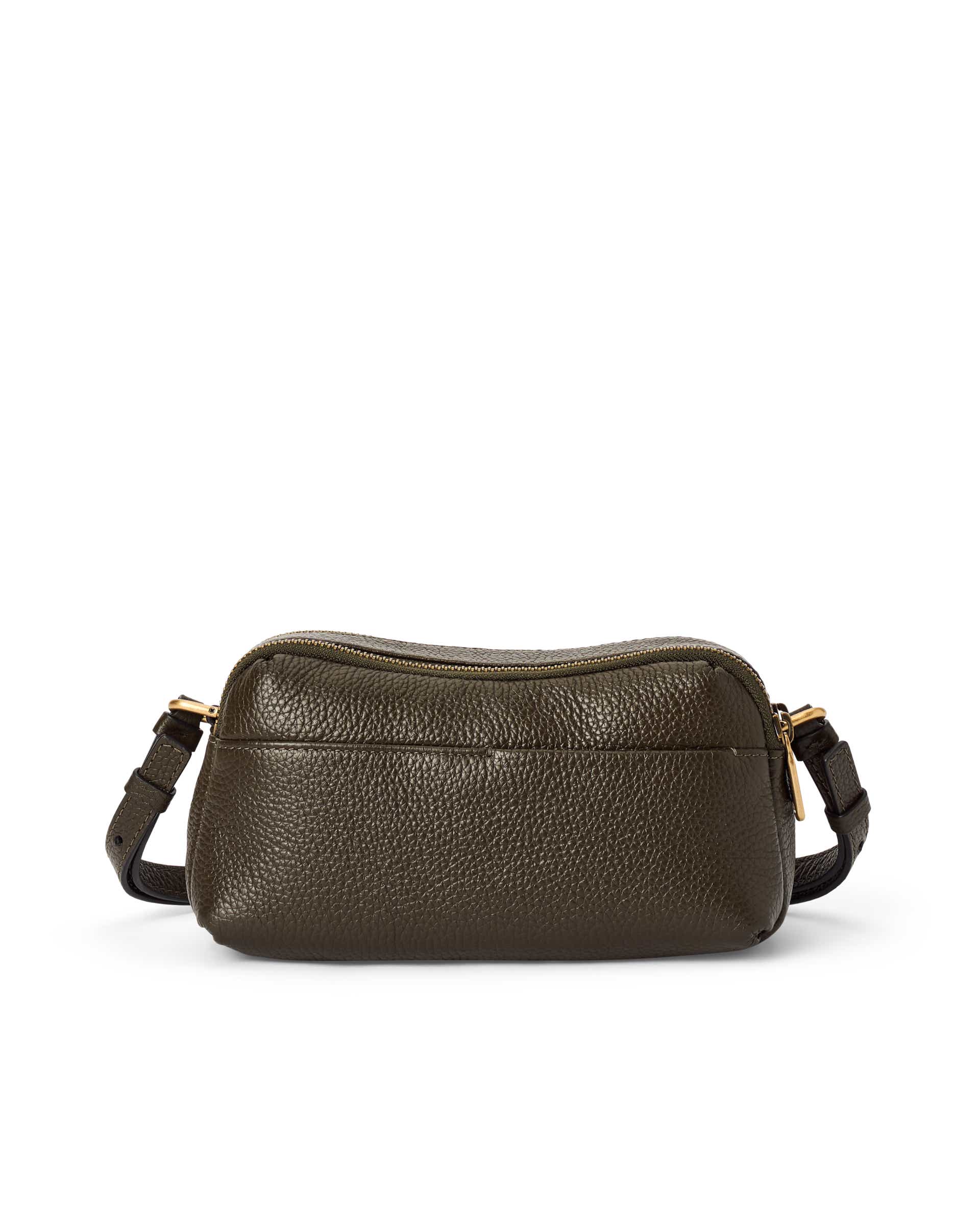 ECCO® CAMERA BAG CURVE dame kameraveske skinn - Grønn - Back