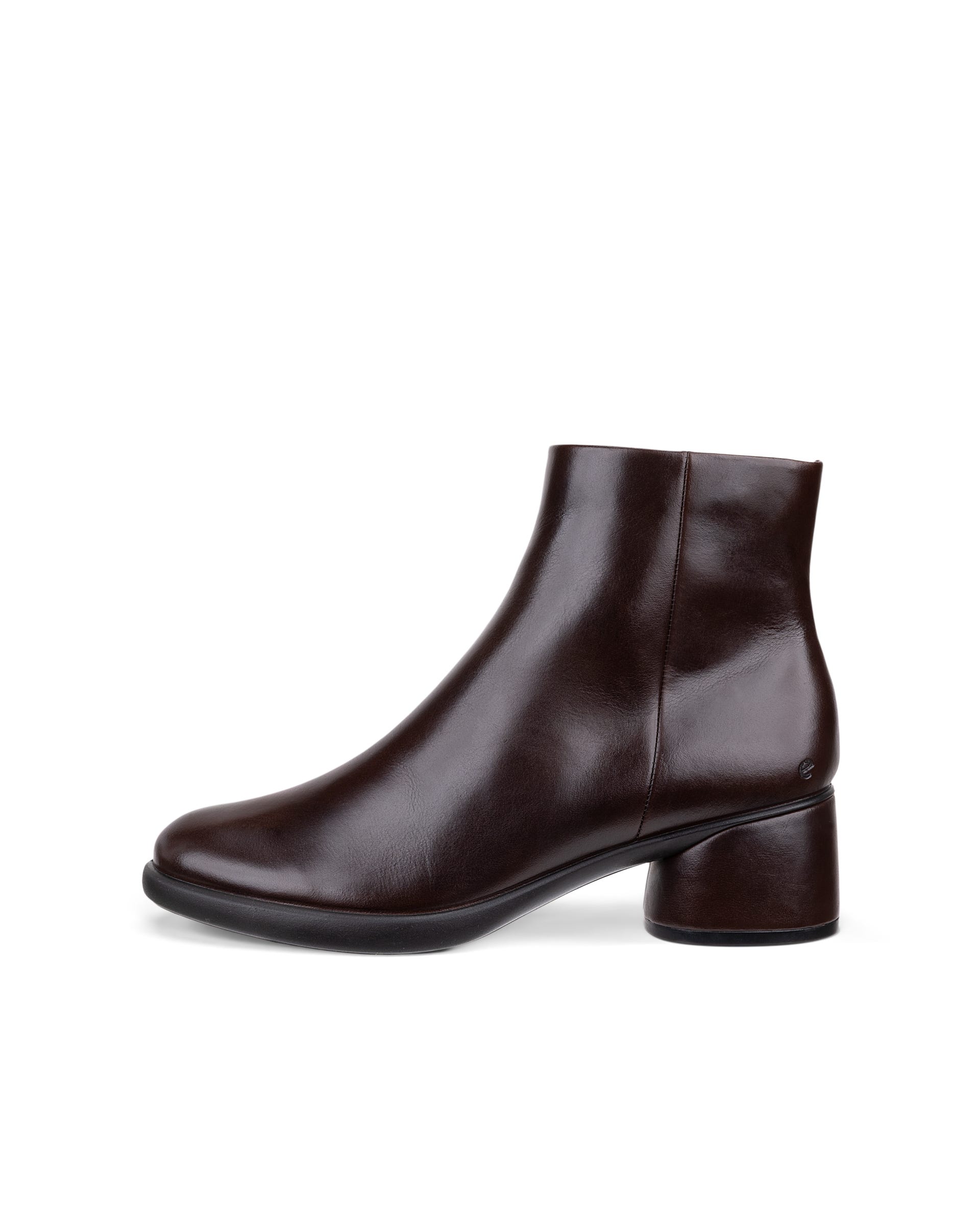 Women's ECCO® SCULPTED LX 35 Leather Heel Ankle Boot - Brown - Outside