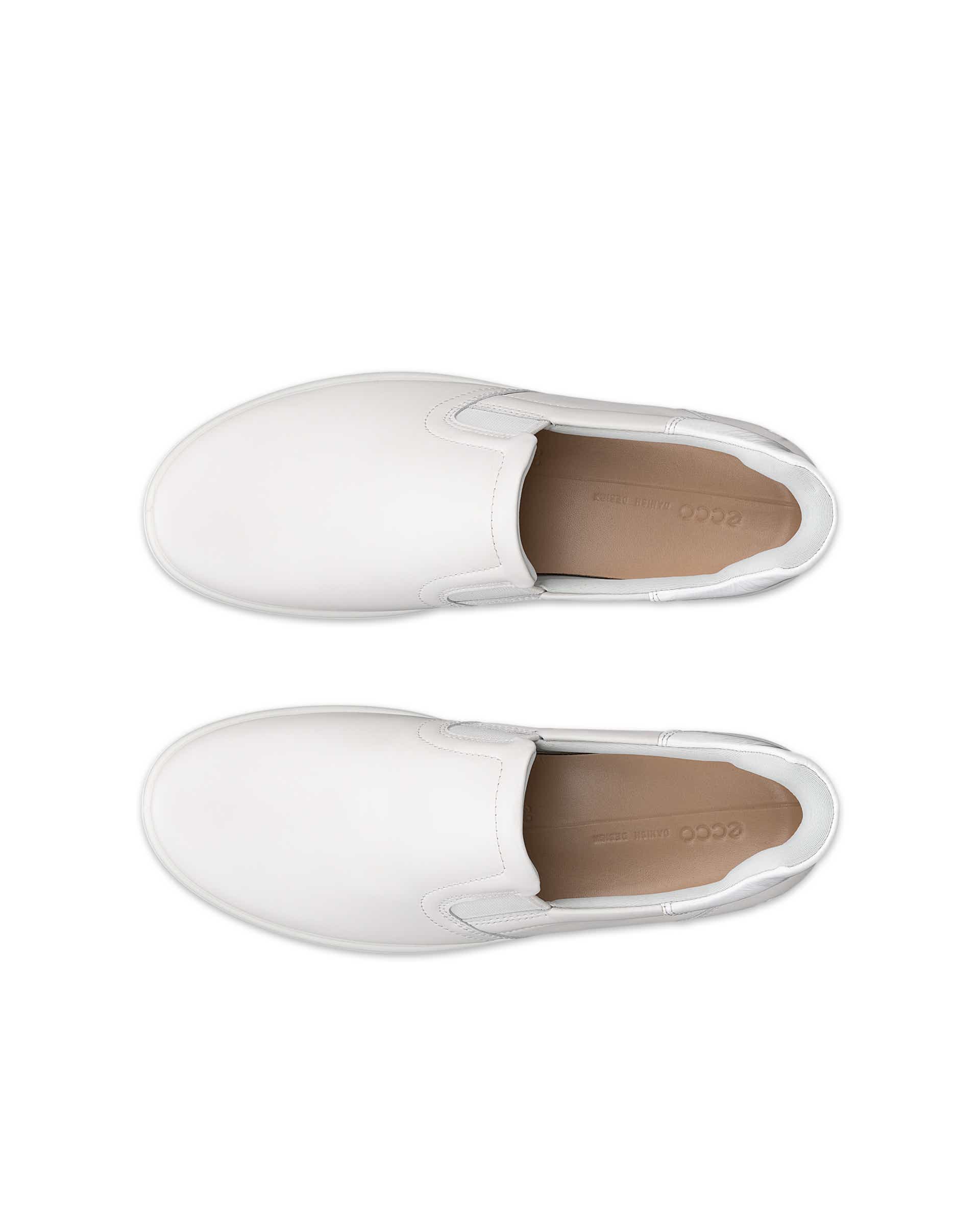 ECCO SOFT 7 WOMEN'S SLIP-ON - White - Top left pair