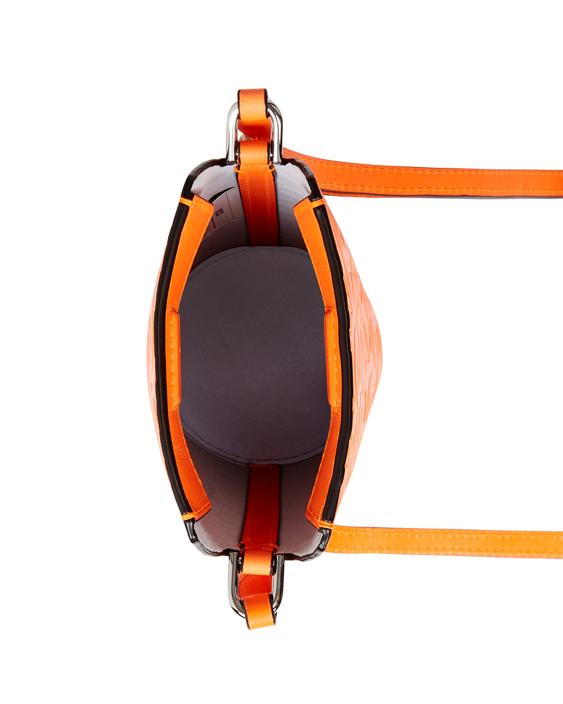 ECCO® Pot Wave Leather Crossbody Bag - Orange - Birdeye