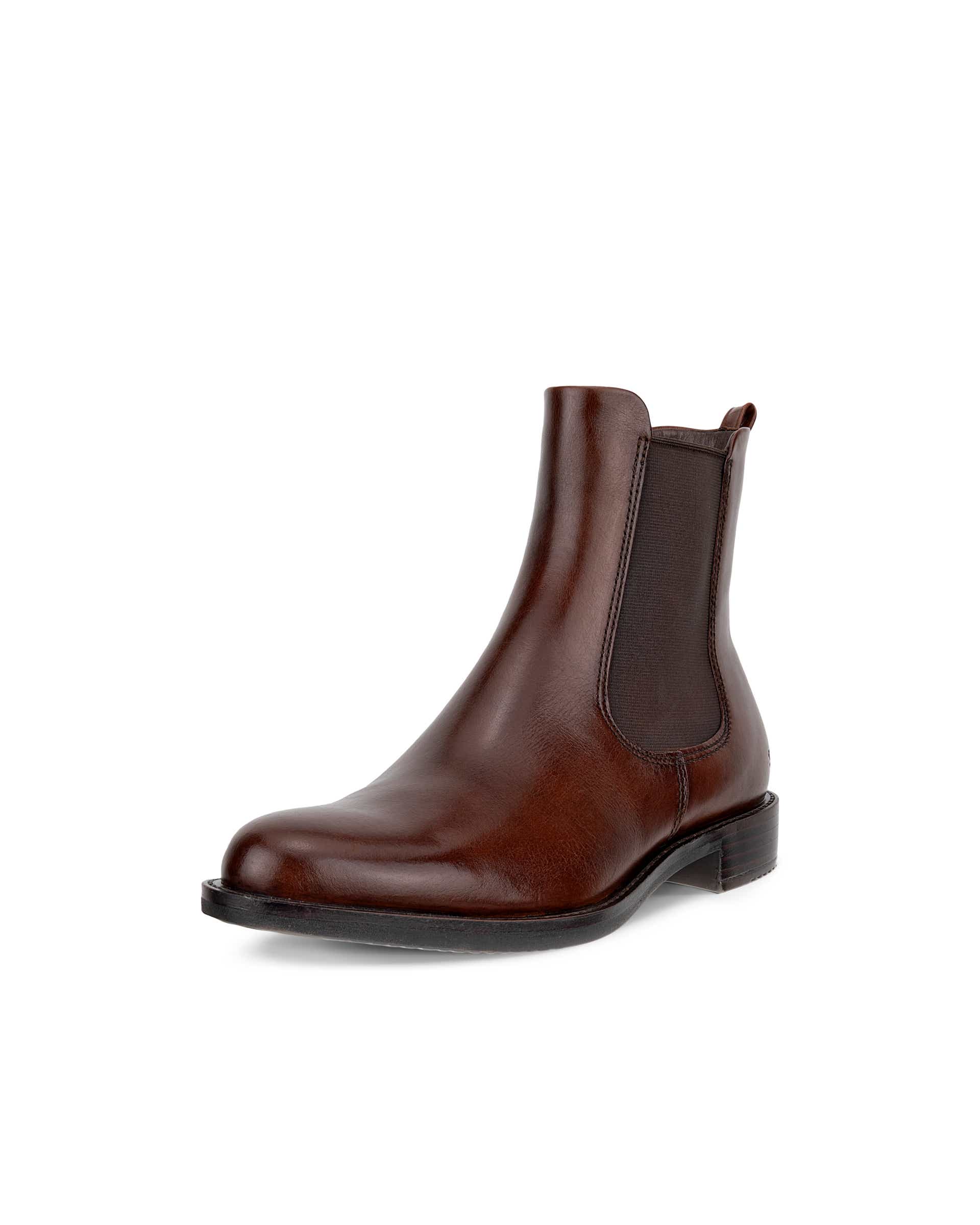 ECCO® Sartorelle 25 botte Chelsea en cuir pour femme - Brun - Main