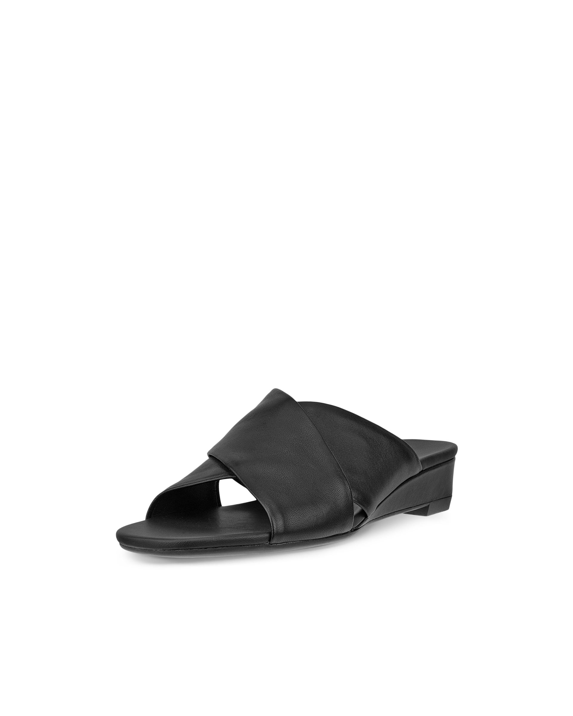 ECCO ASTRID WEDGE WOMEN'S SLIDE - Black - Main