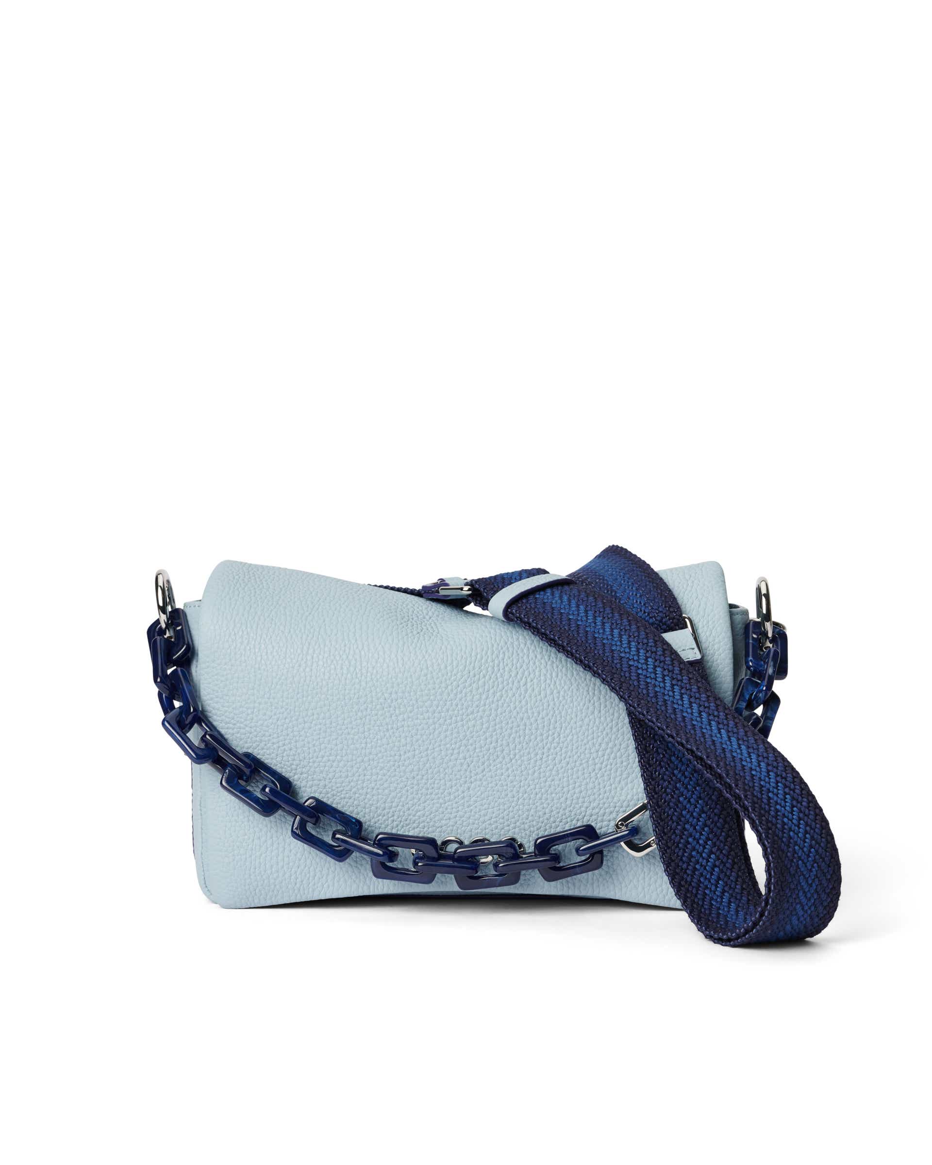 ECCO Pinch Large Soft Pebbled With Chain レザークロスボディバッグ ECCO Pinch Large Soft Pebbled With Chain レザークロスボディバッグ