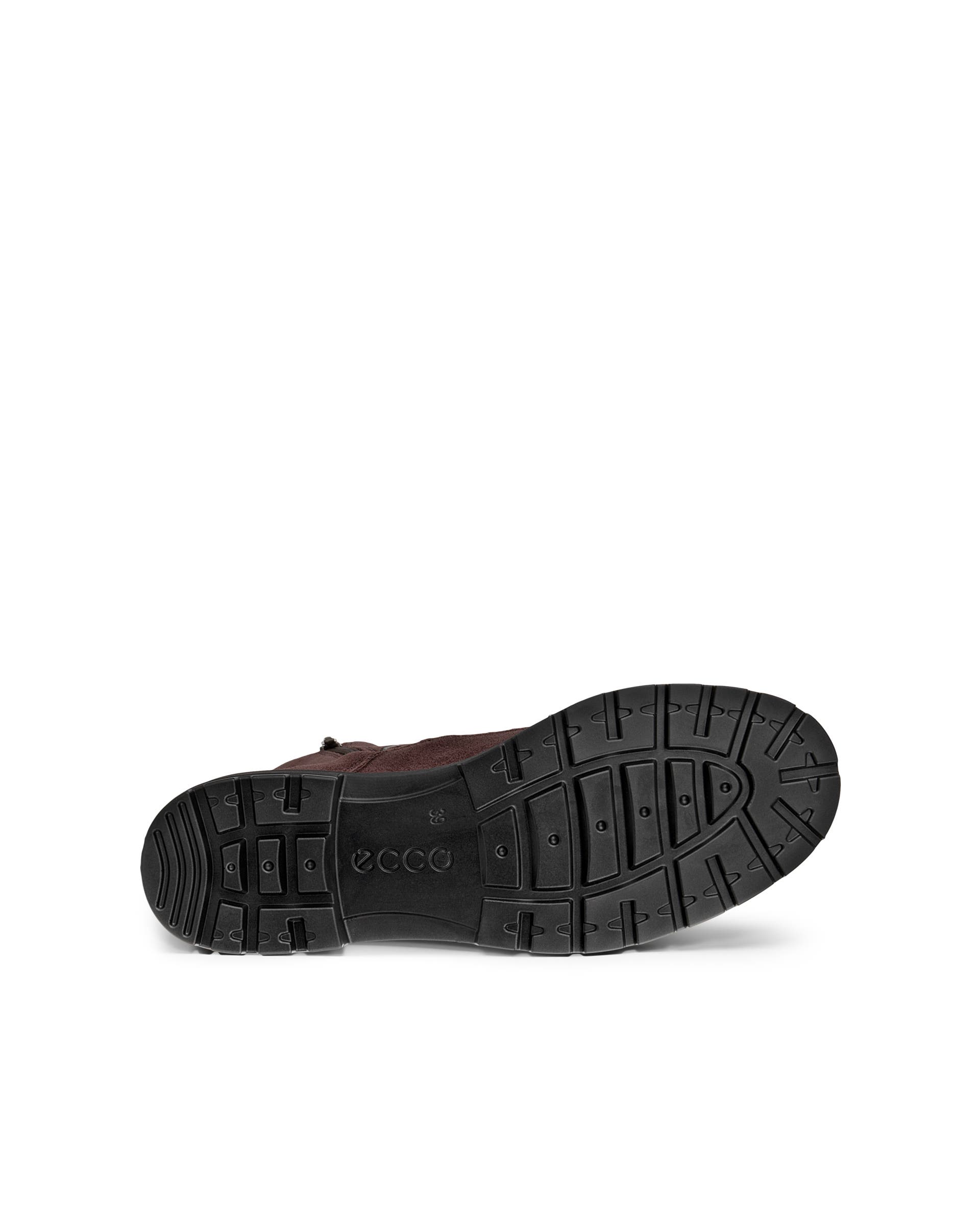 Damskie skórzane sznurowane buty ECCO® METROPOLE VIENNA - Brązowy - Sole