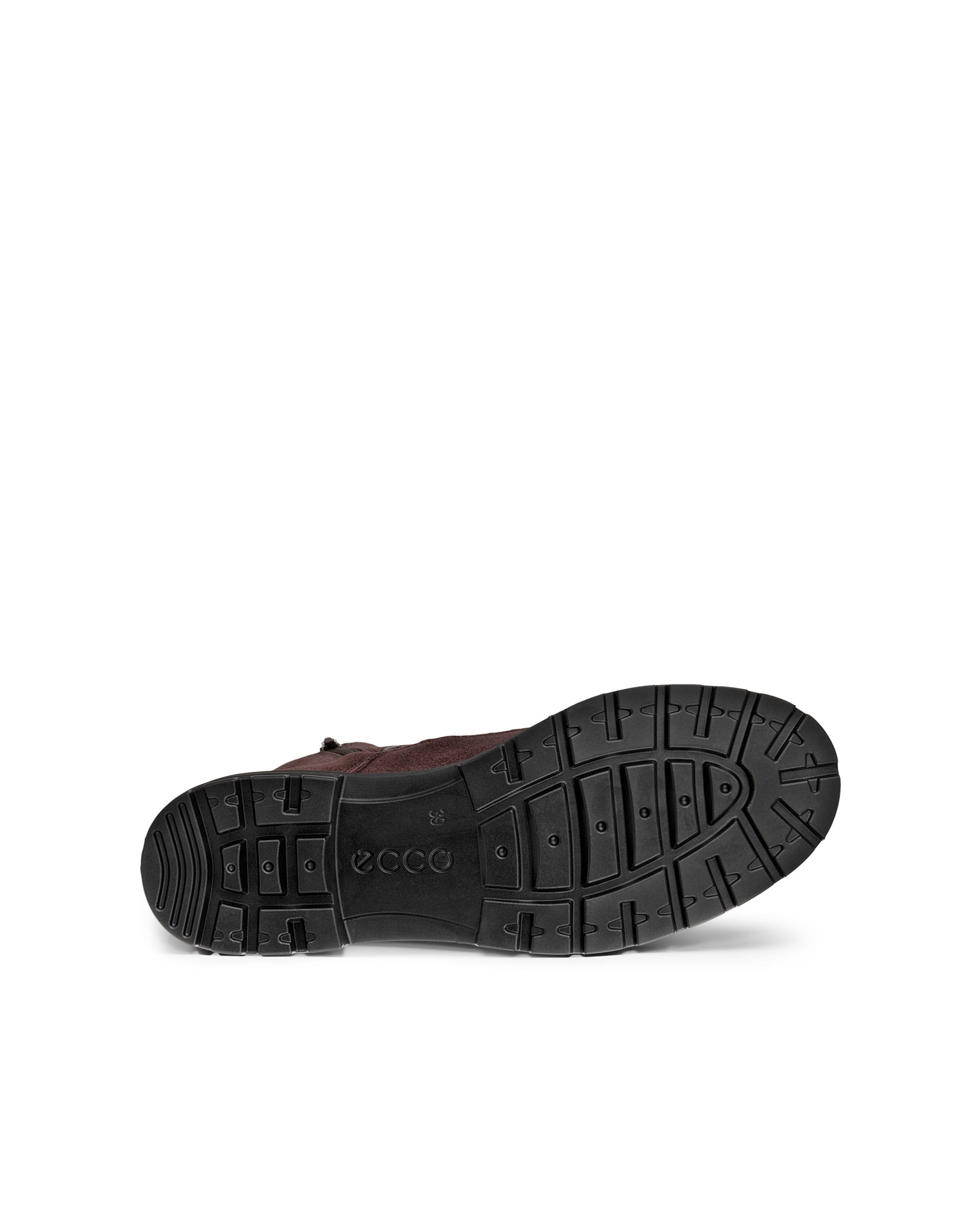 Damskie skórzane sznurowane buty ECCO® METROPOLE VIENNA - Brązowy - Sole