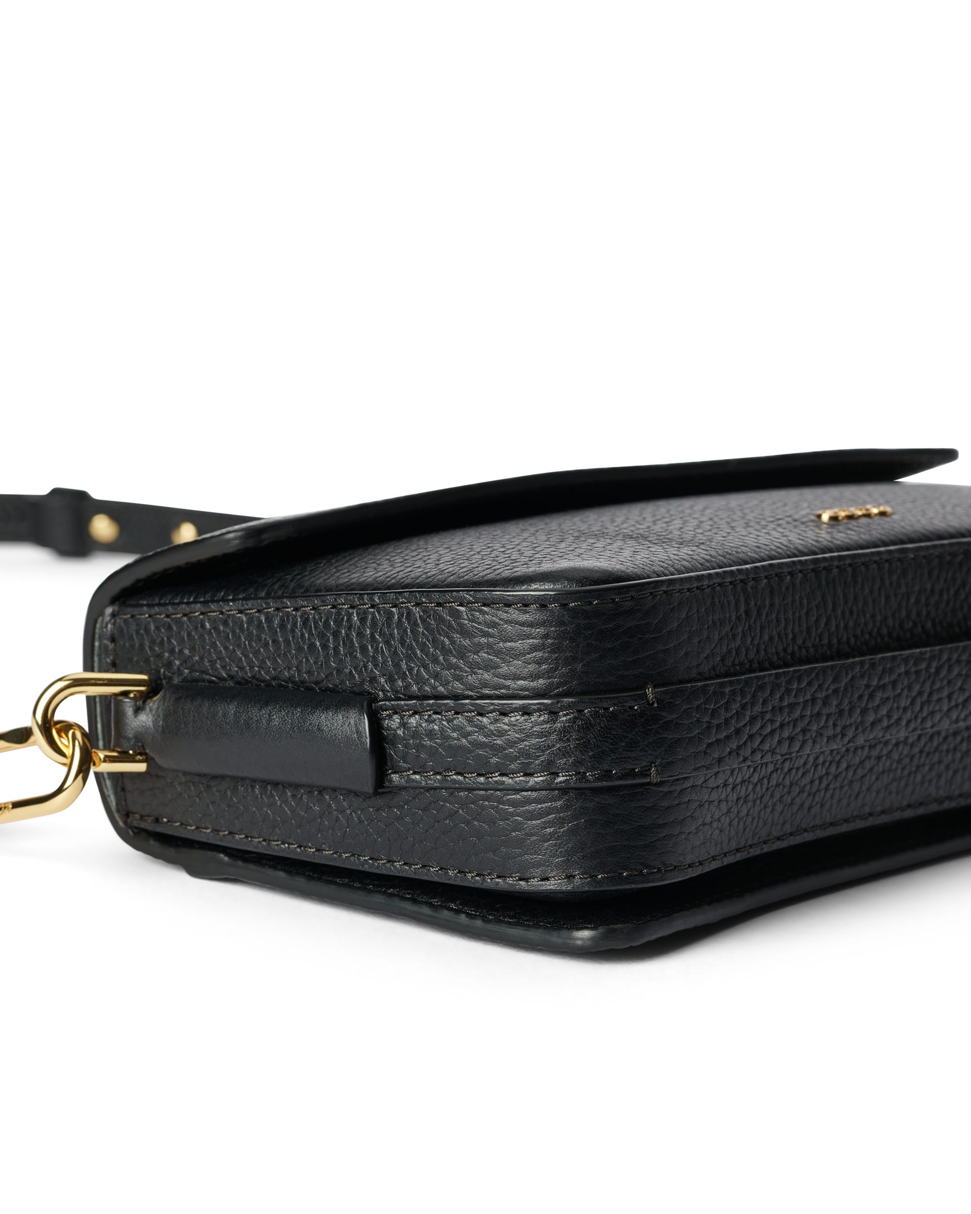 ECCO Pinch Pebbled レザークロスボディバッグ - ブラック - Detail-2