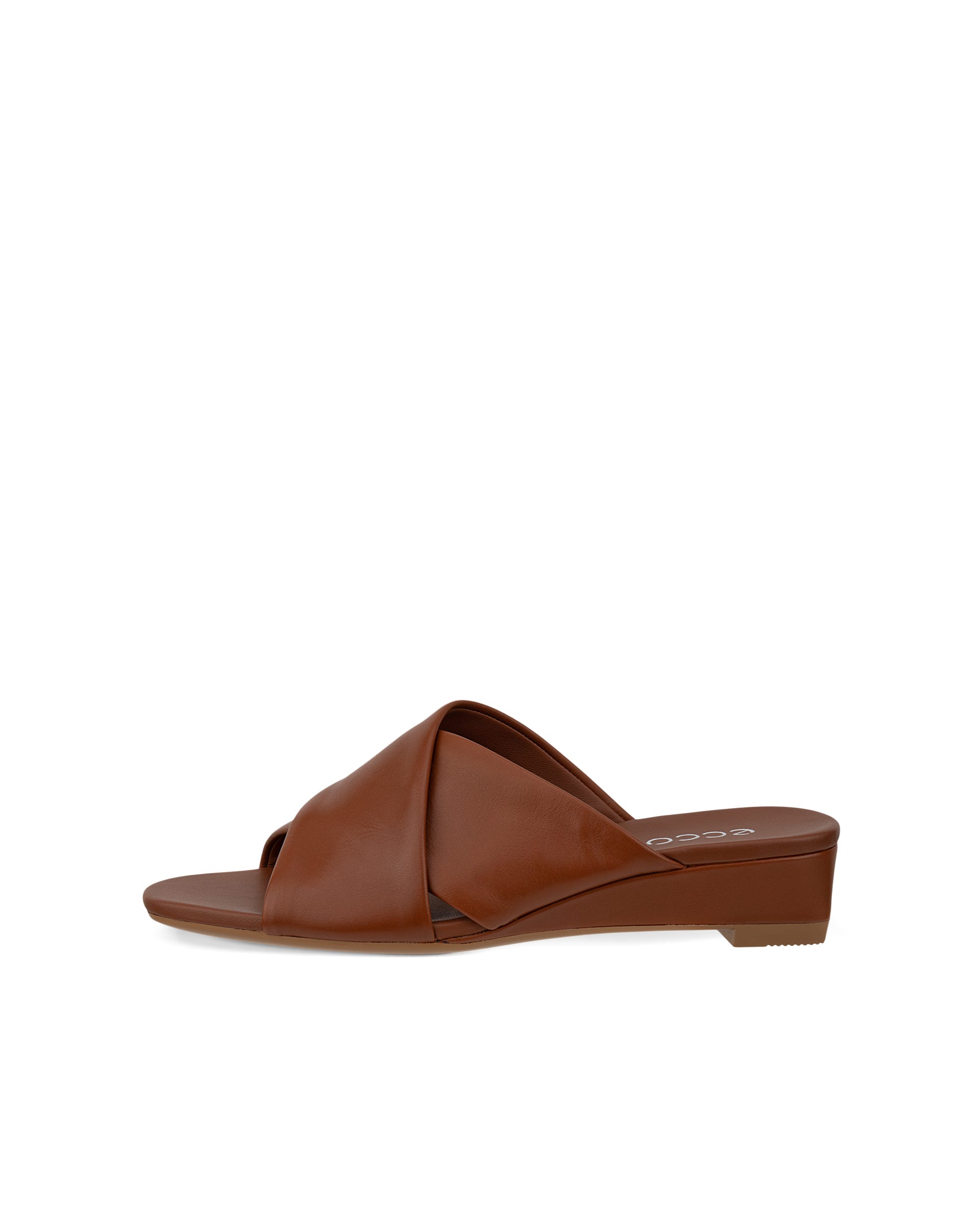 ECCO ASTRID WEDGE WOMEN'S SLIDE - Brown - Outside