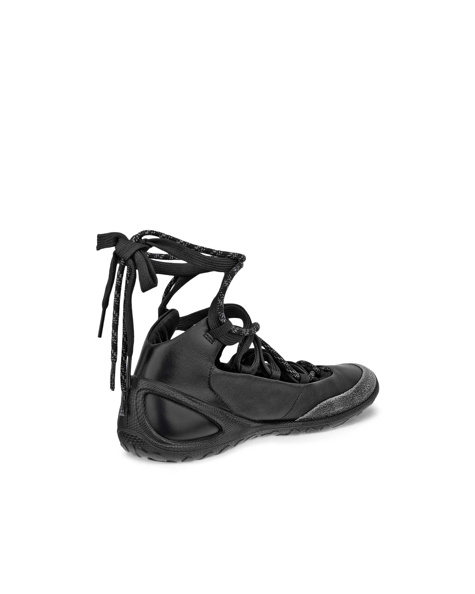 ECCO® BIOM Lite baskets de plein air en cuir pour femme - Noir - Back