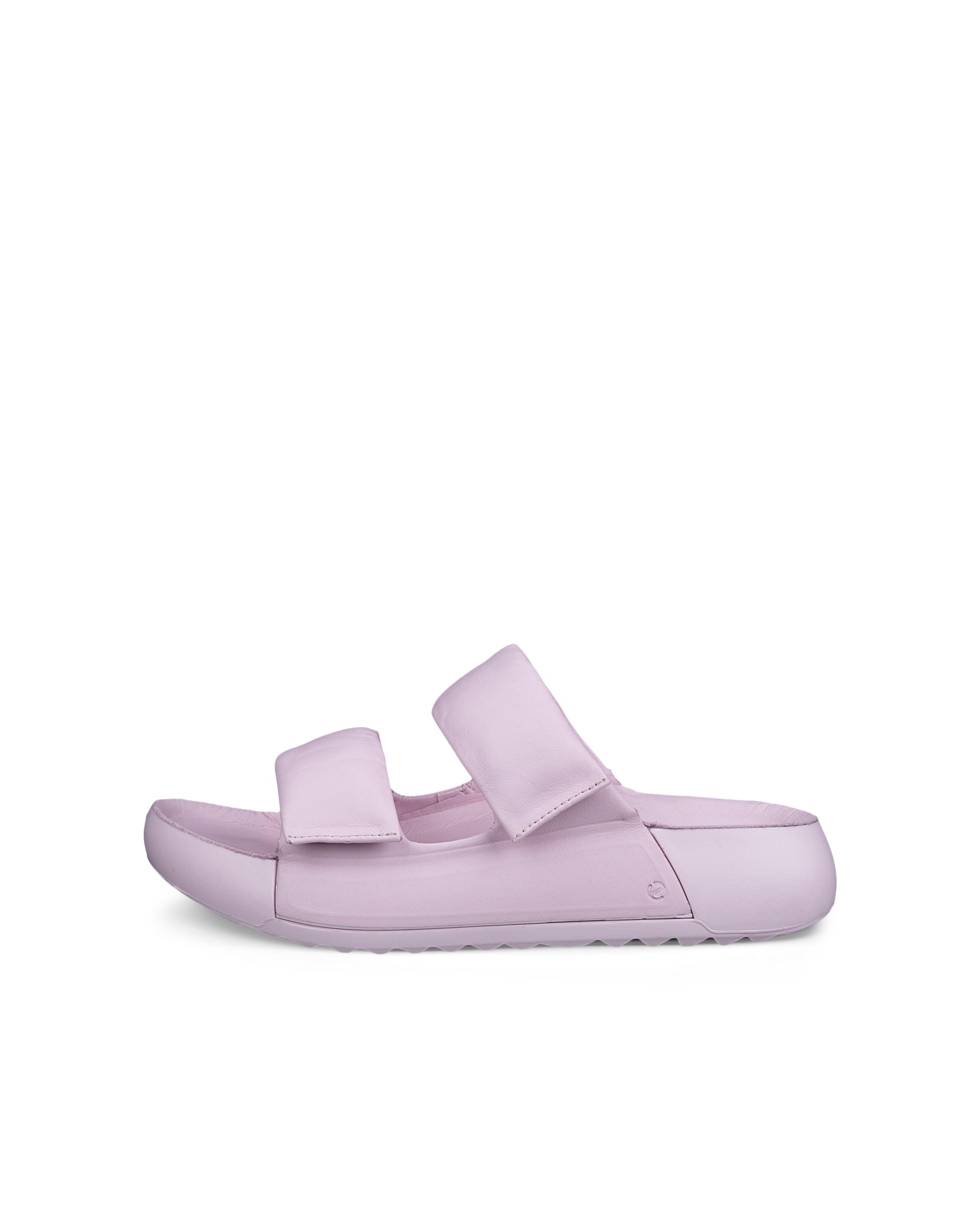 ECCO Cozmo PF ウィメンズ レザー2ストラップサンダル - ピンク - Outside