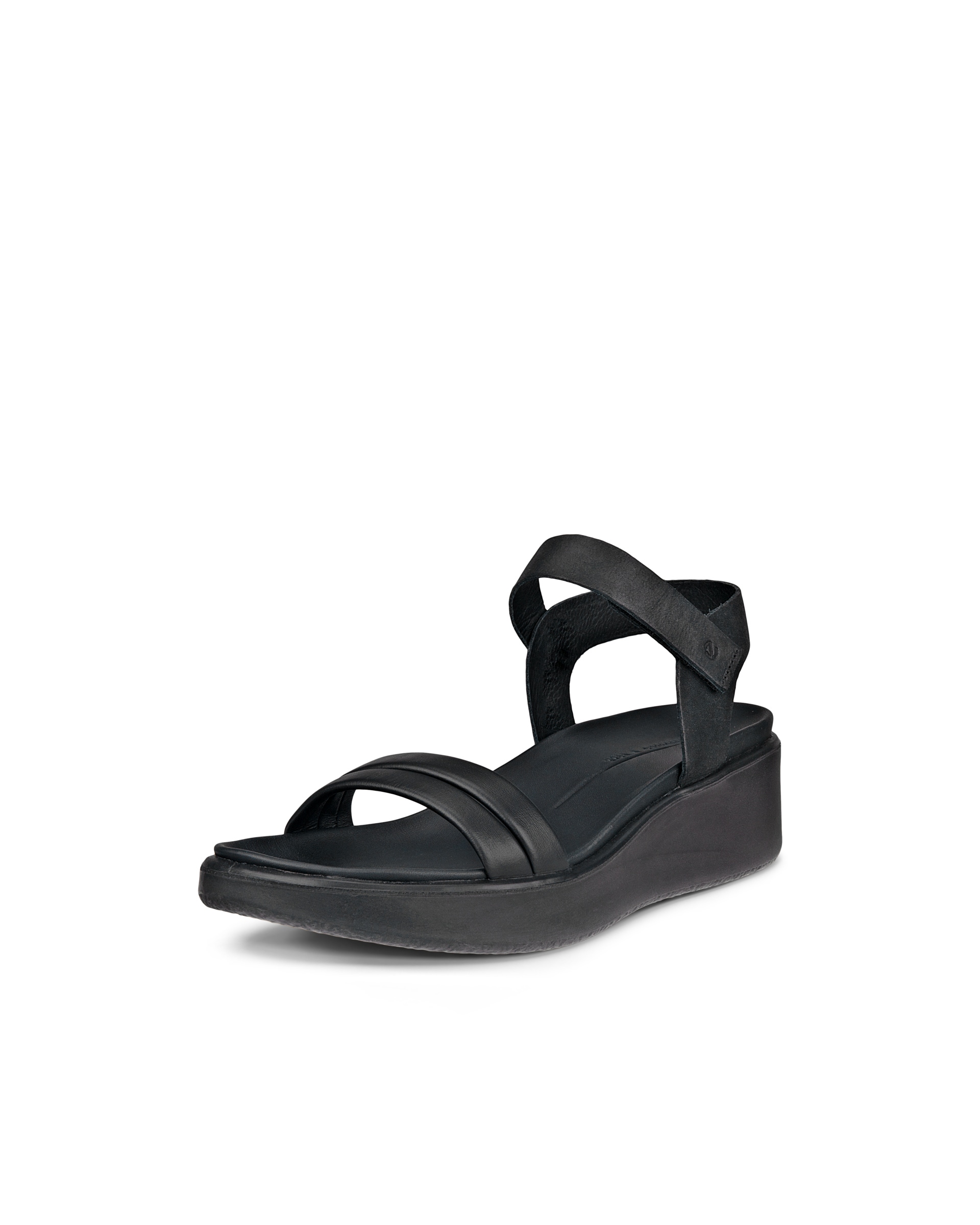 ECCO® Flowt LX kiiltallaga nahast sandaalid naistele - Must - Main