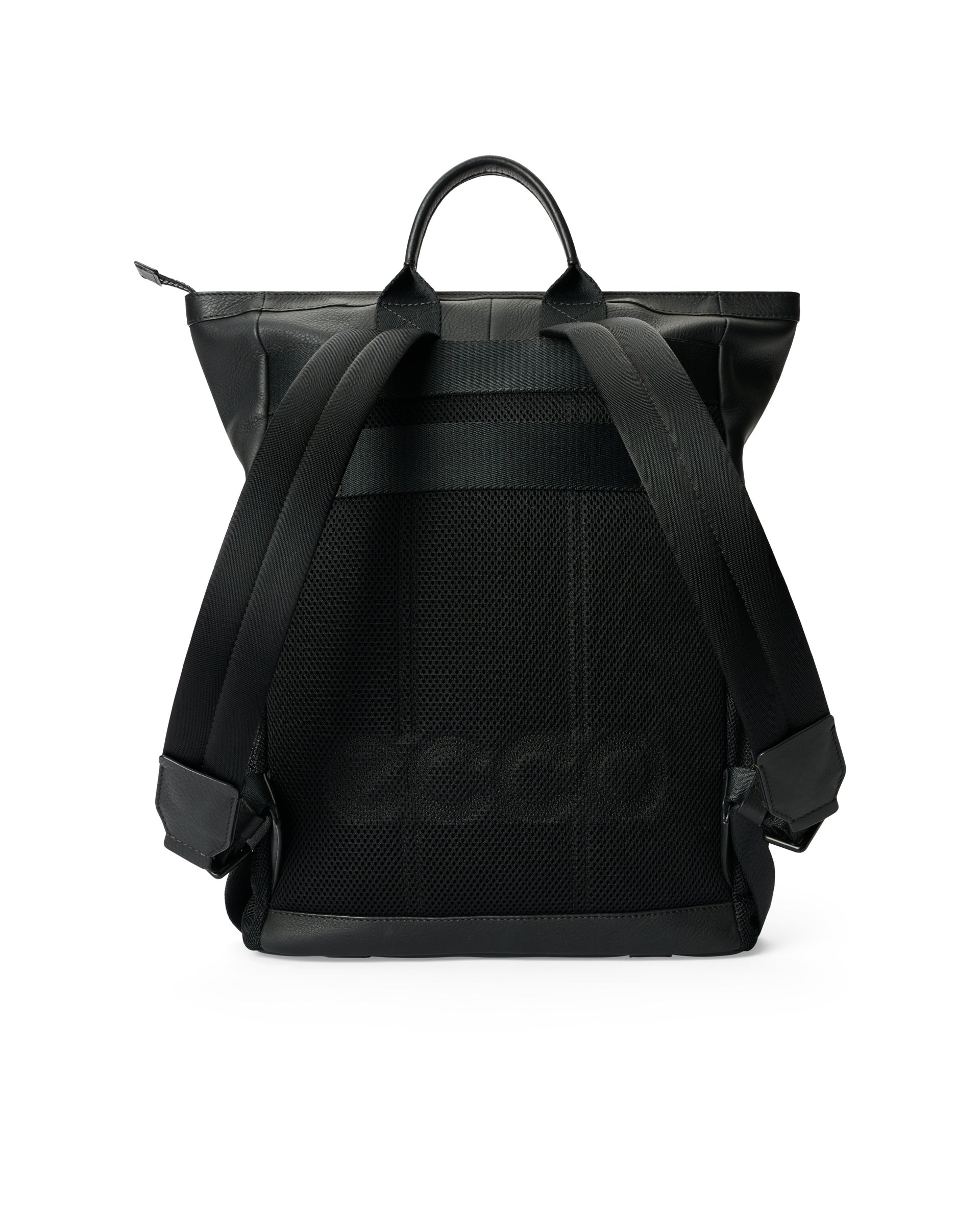 ECCO® Square Pack Ryggsäck skinn - Svart - Back