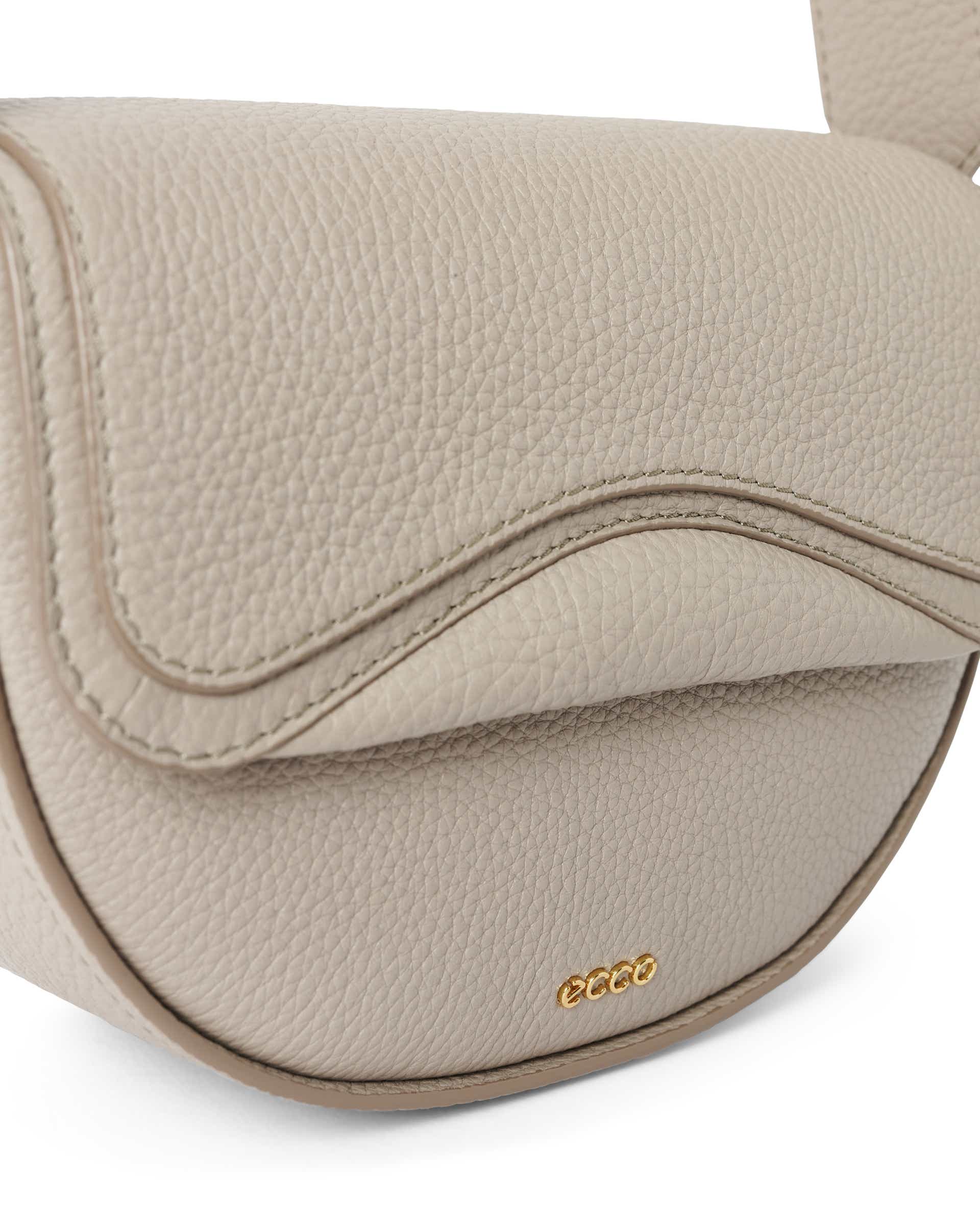 ECCO® Saddle Bag leren crossbodytas - Beige - Detail-1