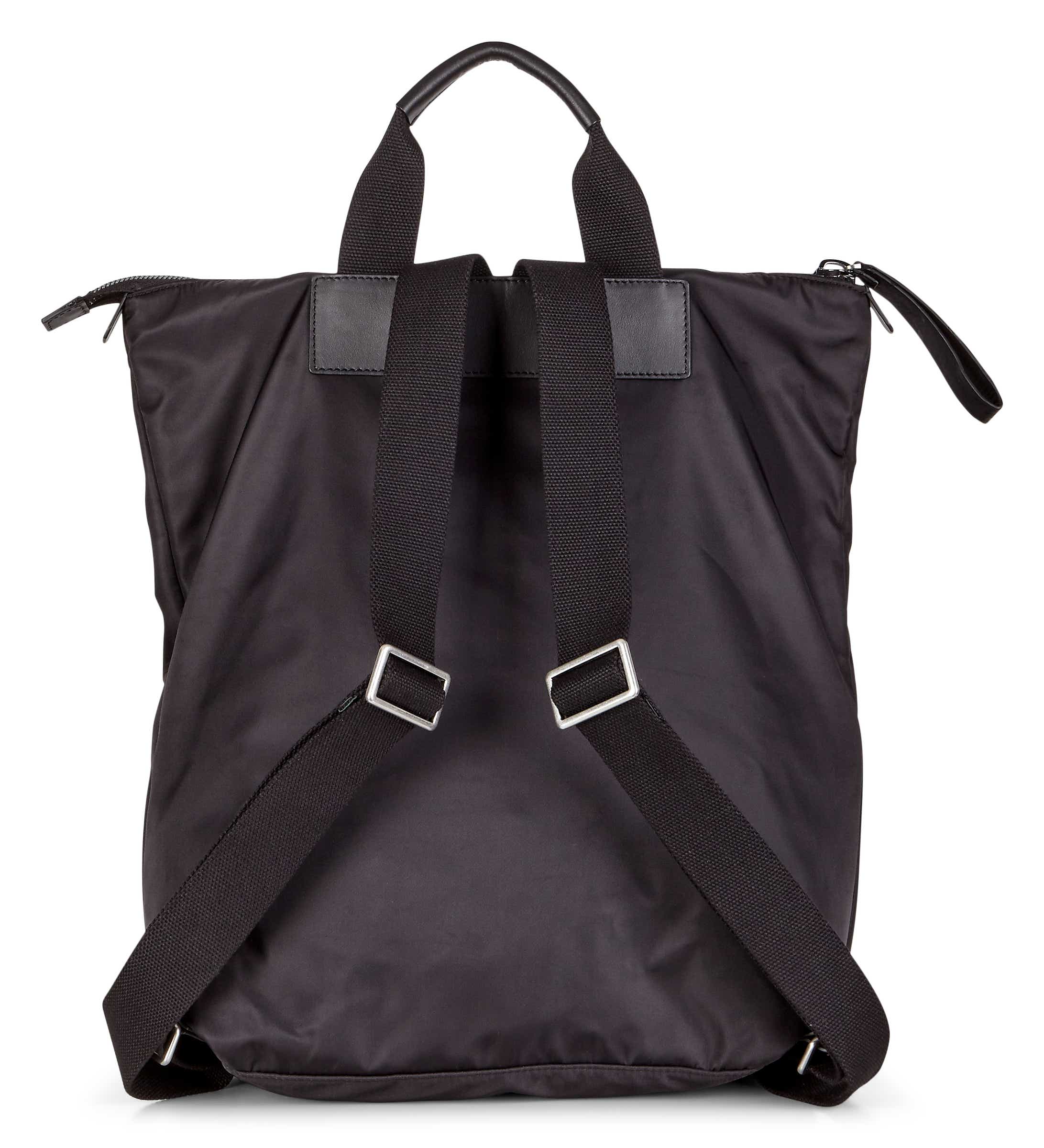 ECCO® Palle Easypack Textile Backpack - Black - Back