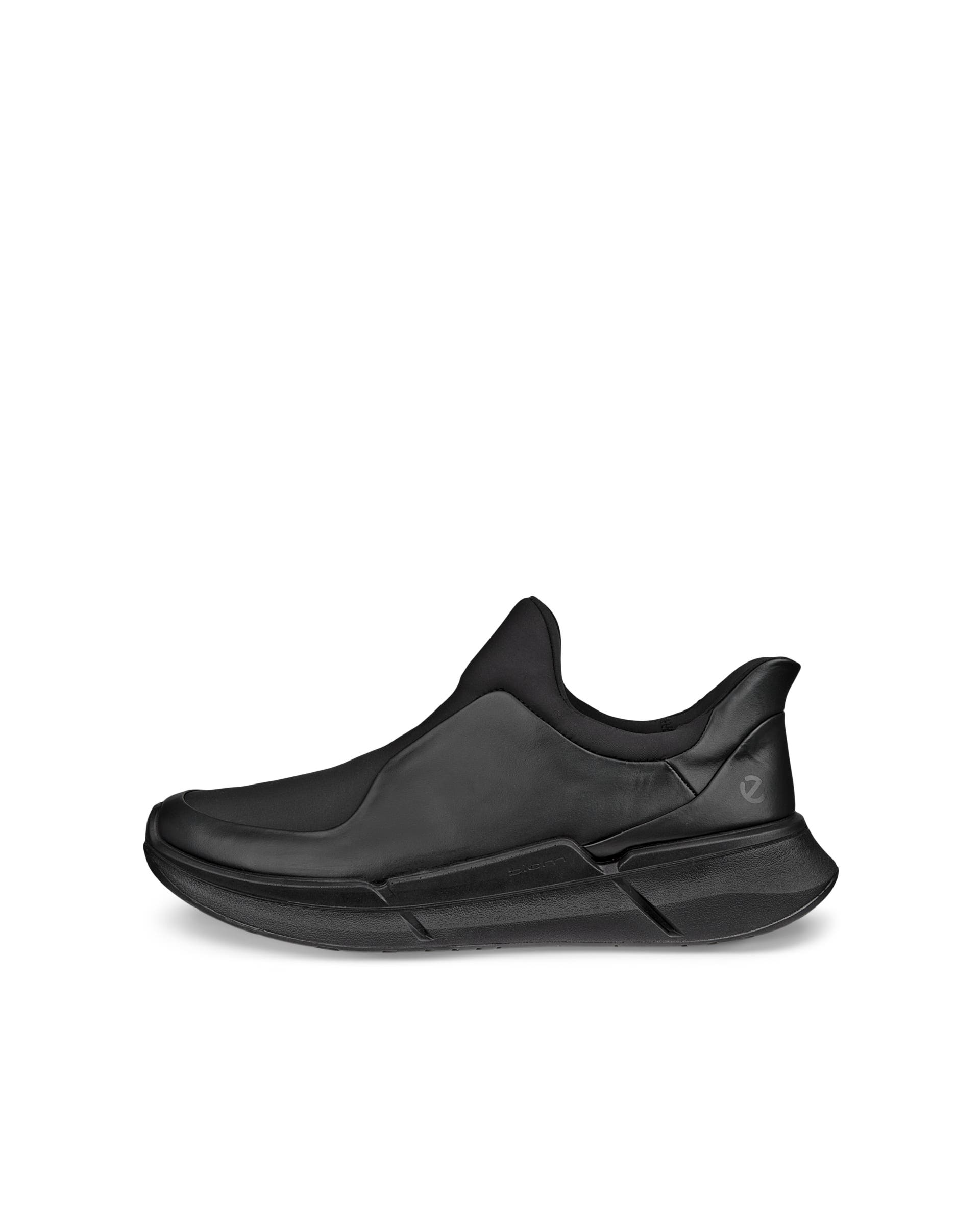 ECCO® BIOM 2.2 Herren Sneaker aus Leder & Textil - Schwarz - Outside