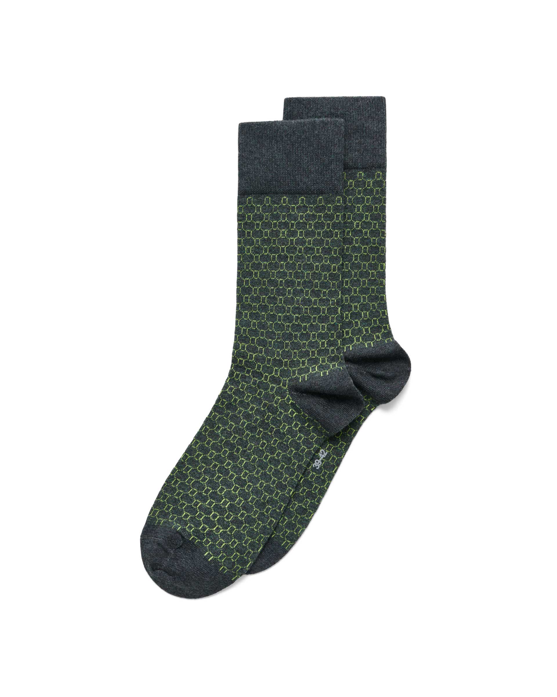 ECCO® chaussettes mi-hautes pour homme - Gris - Main