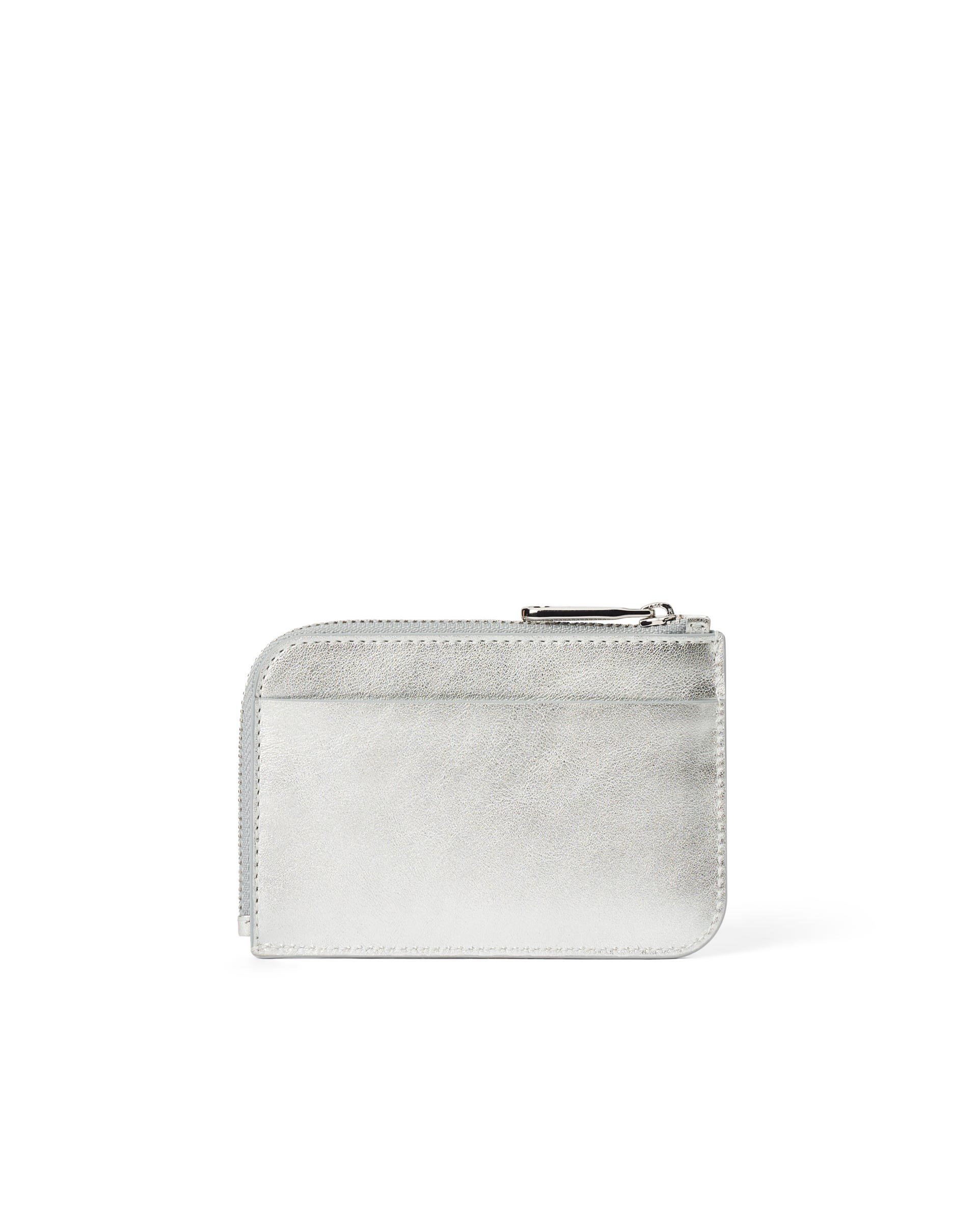 ECCO® CARD CASE ZIPPED ženske kožni etui za kartice - Srebrna - Main